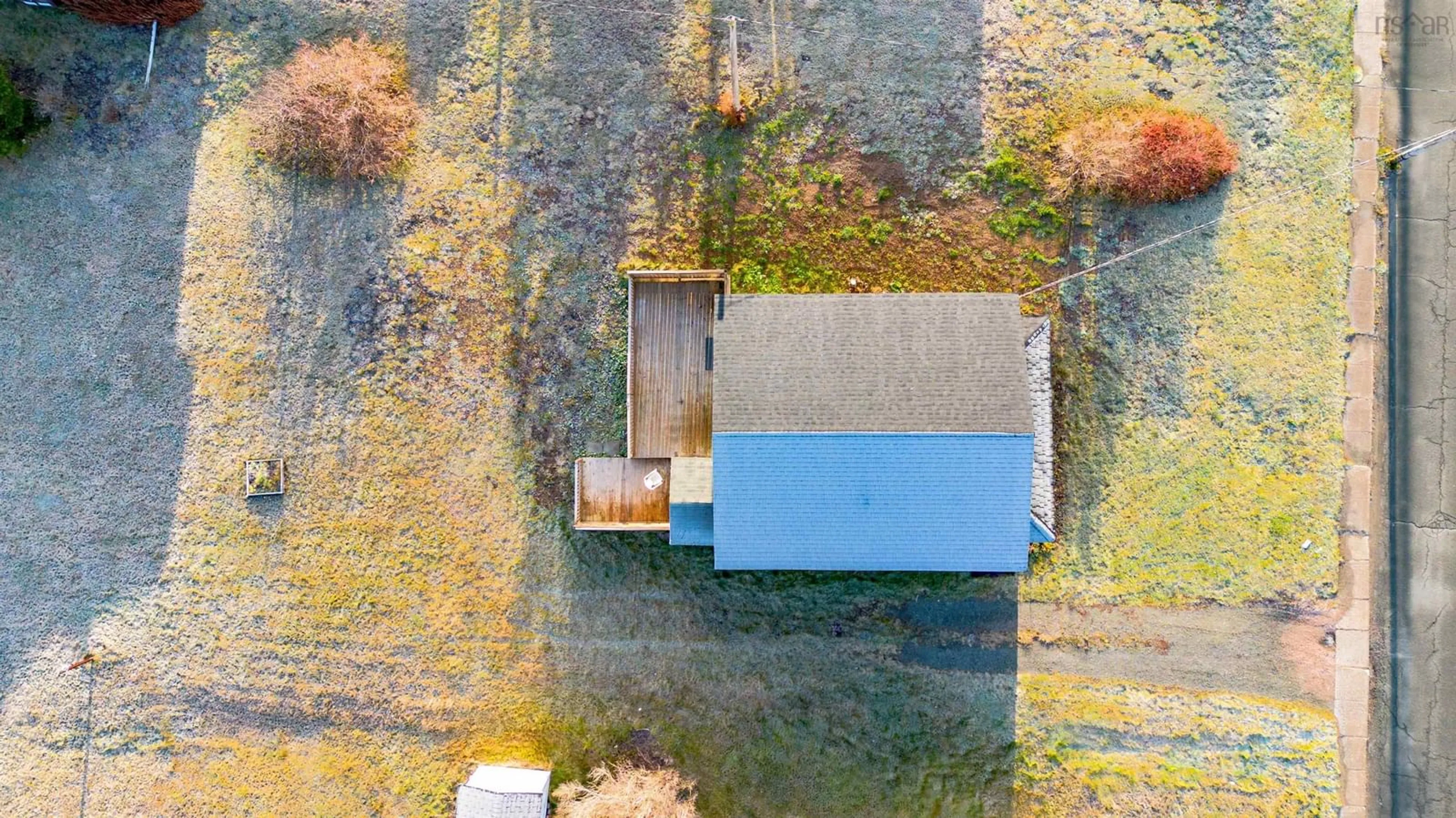 A pic from outside/outdoor area/front of a property/back of a property/a pic from drone, water/lake/river/ocean view for 157 Lake Rd, Glace Bay Nova Scotia B1A 2G8