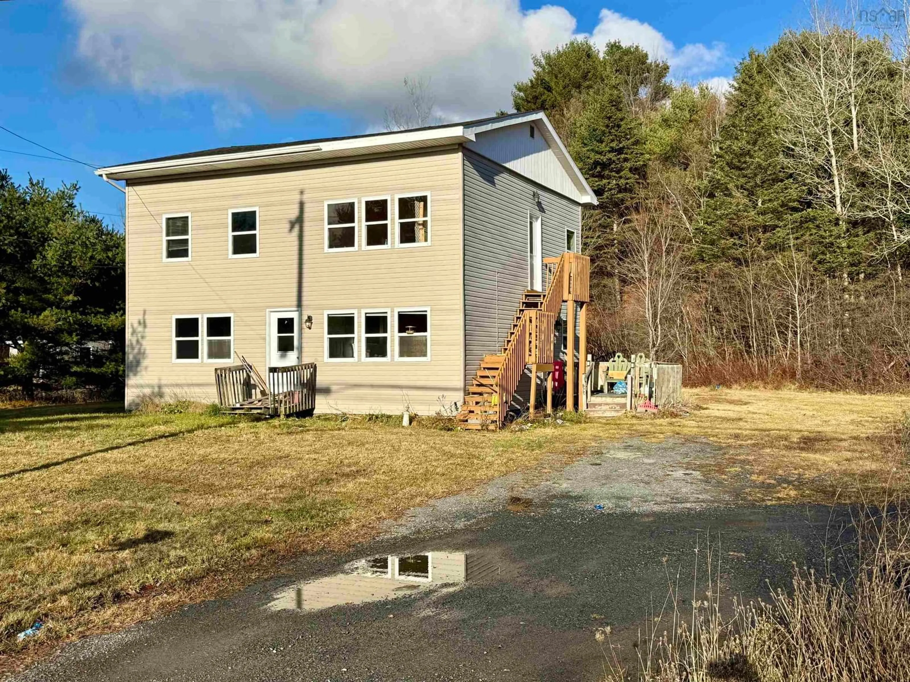 A pic from outside/outdoor area/front of a property/back of a property/a pic from drone, building for 2693 Sackville Dr, Upper Sackville Nova Scotia B4E 3C3