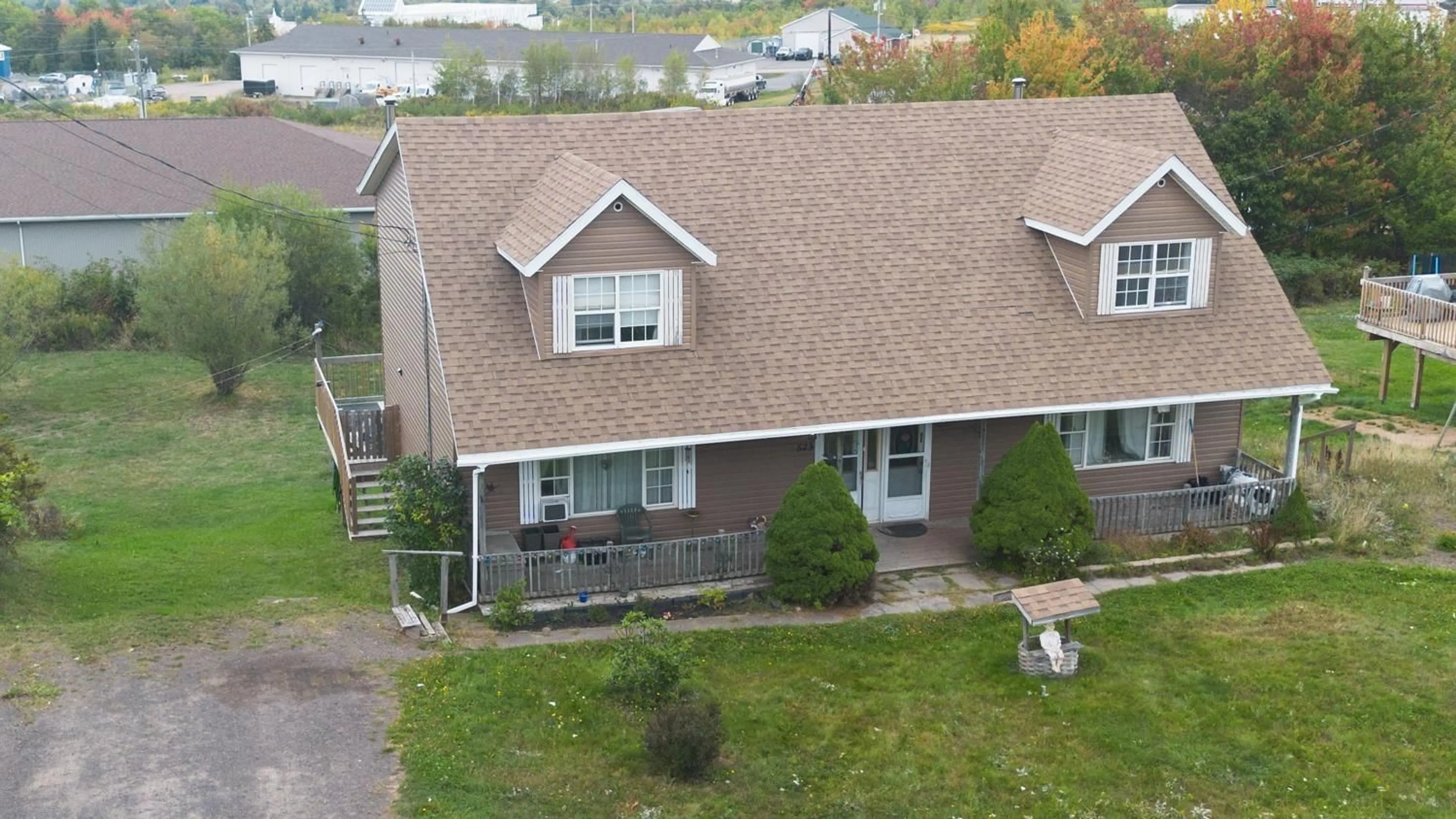 A pic from outside/outdoor area/front of a property/back of a property/a pic from drone, water/lake/river/ocean view for 523/525 Truro Heights Rd, Truro Heights Nova Scotia B6L 1Y2