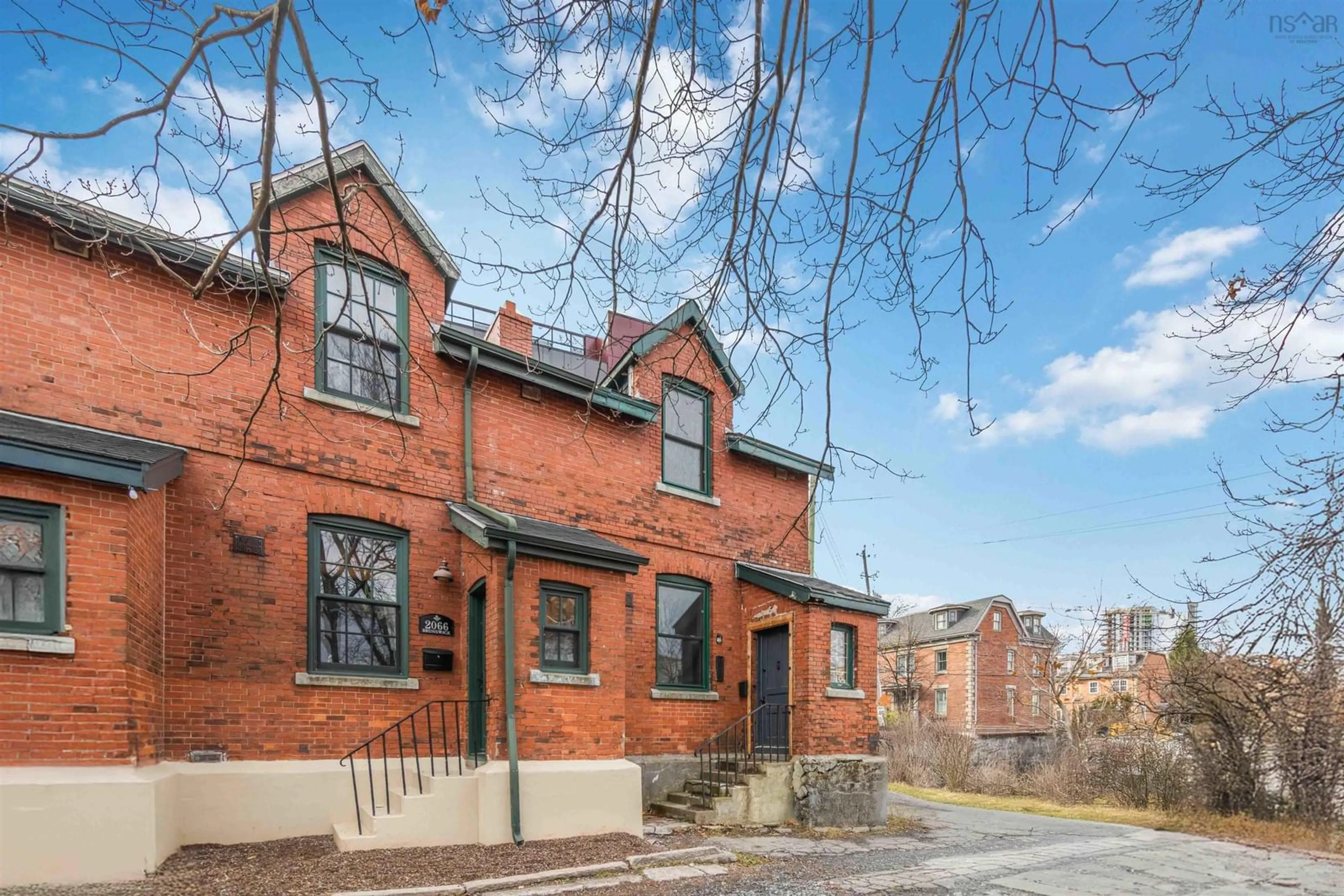 Home with brick exterior material, street for 2068 Brunswick St, Halifax Nova Scotia B3K 2Y7