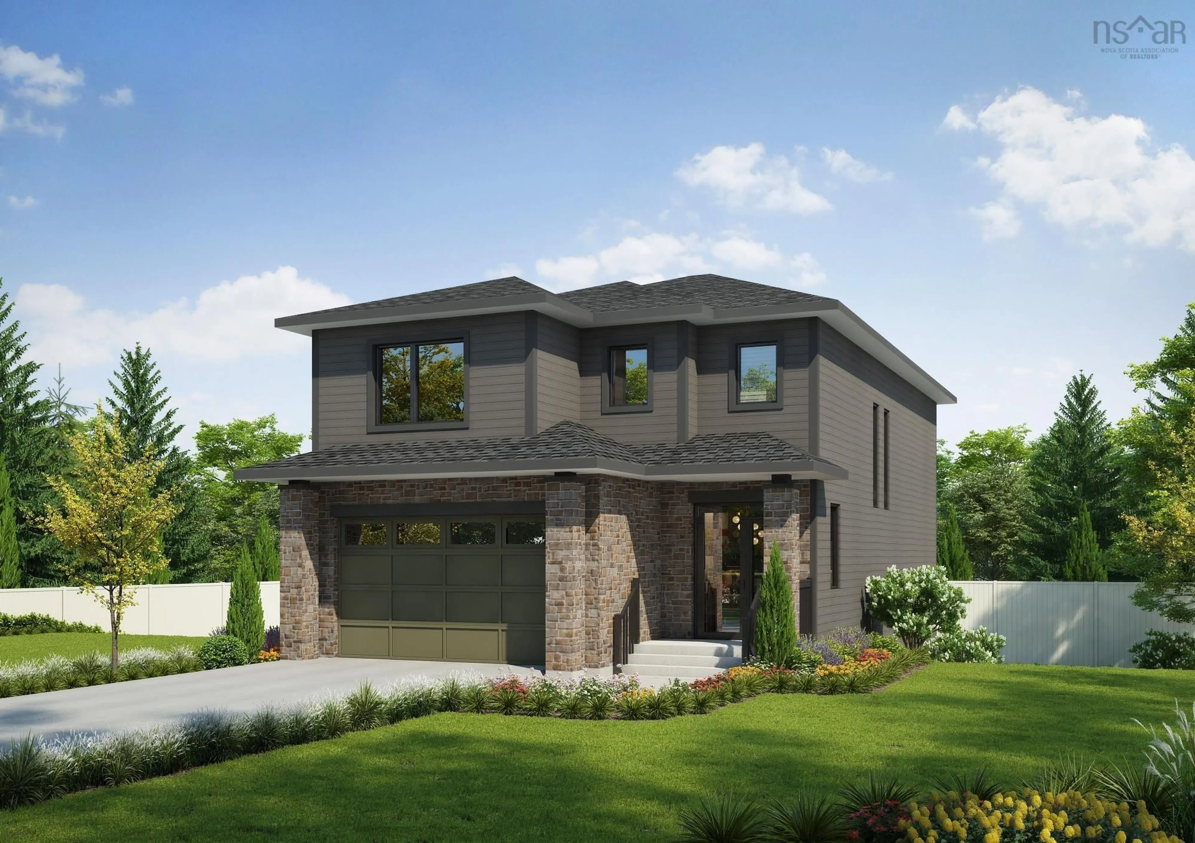 Home with brick exterior material, street for 92 Gardenia Way #GW-13, Dartmouth Nova Scotia B2X 0C8