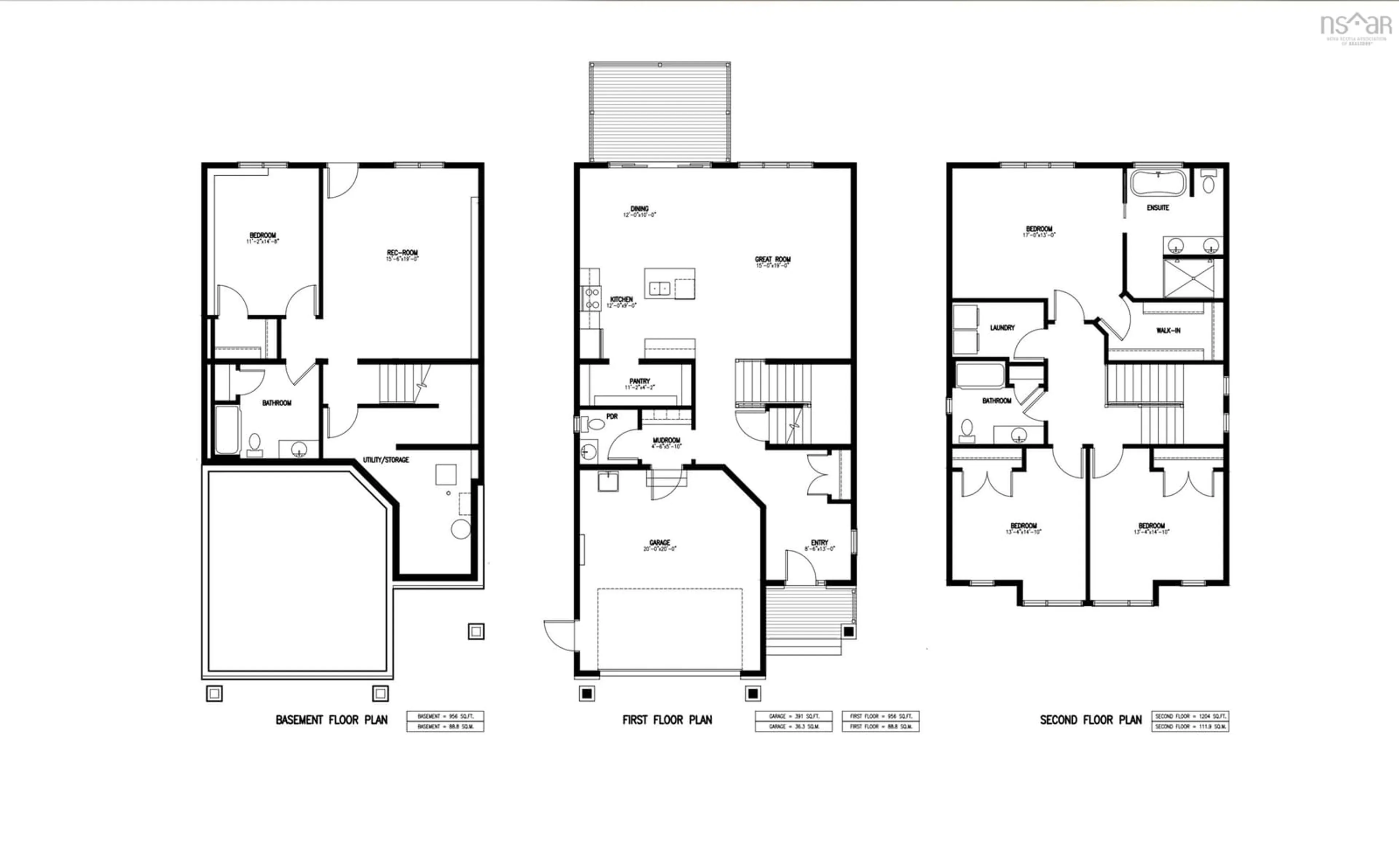 Floor plan for 92 Gardenia Way #GW-13, Dartmouth Nova Scotia B2X 0C8