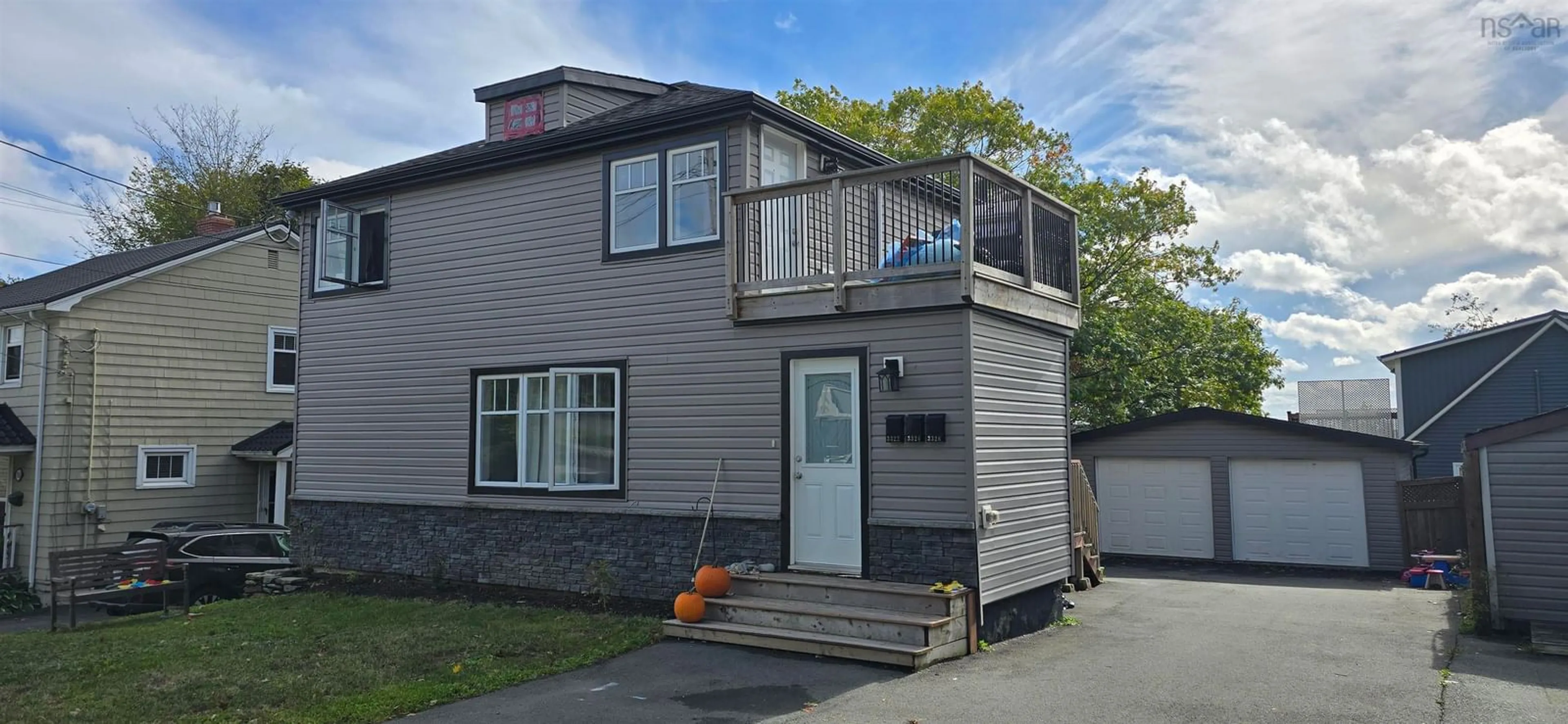 Home with vinyl exterior material, street for 3322,3324,3326 Robie St, Halifax Nova Scotia B3K 4R9