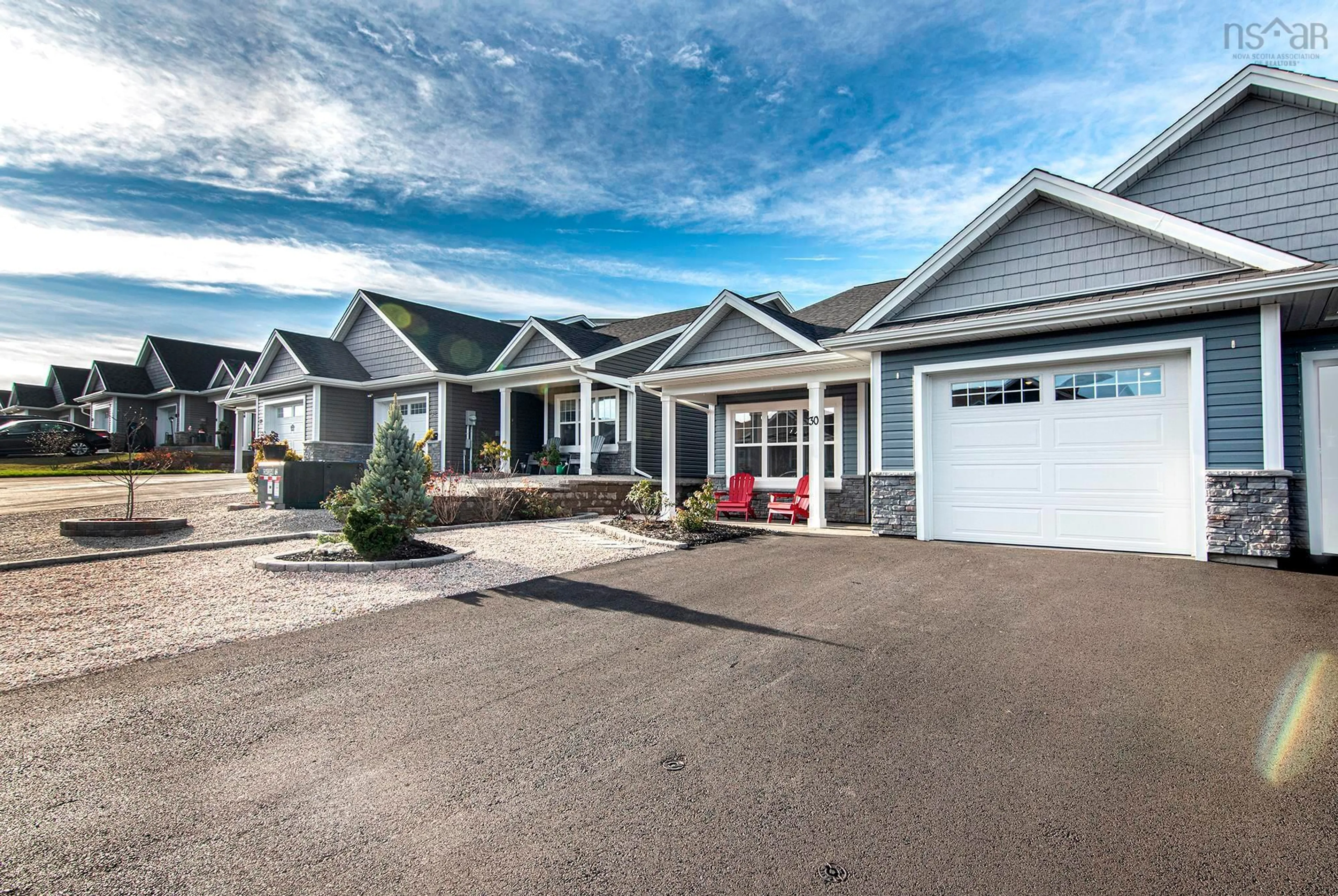 Home with vinyl exterior material, street for 30 Elizabeth Ave, Garlands Crossing Nova Scotia B0N 2T0