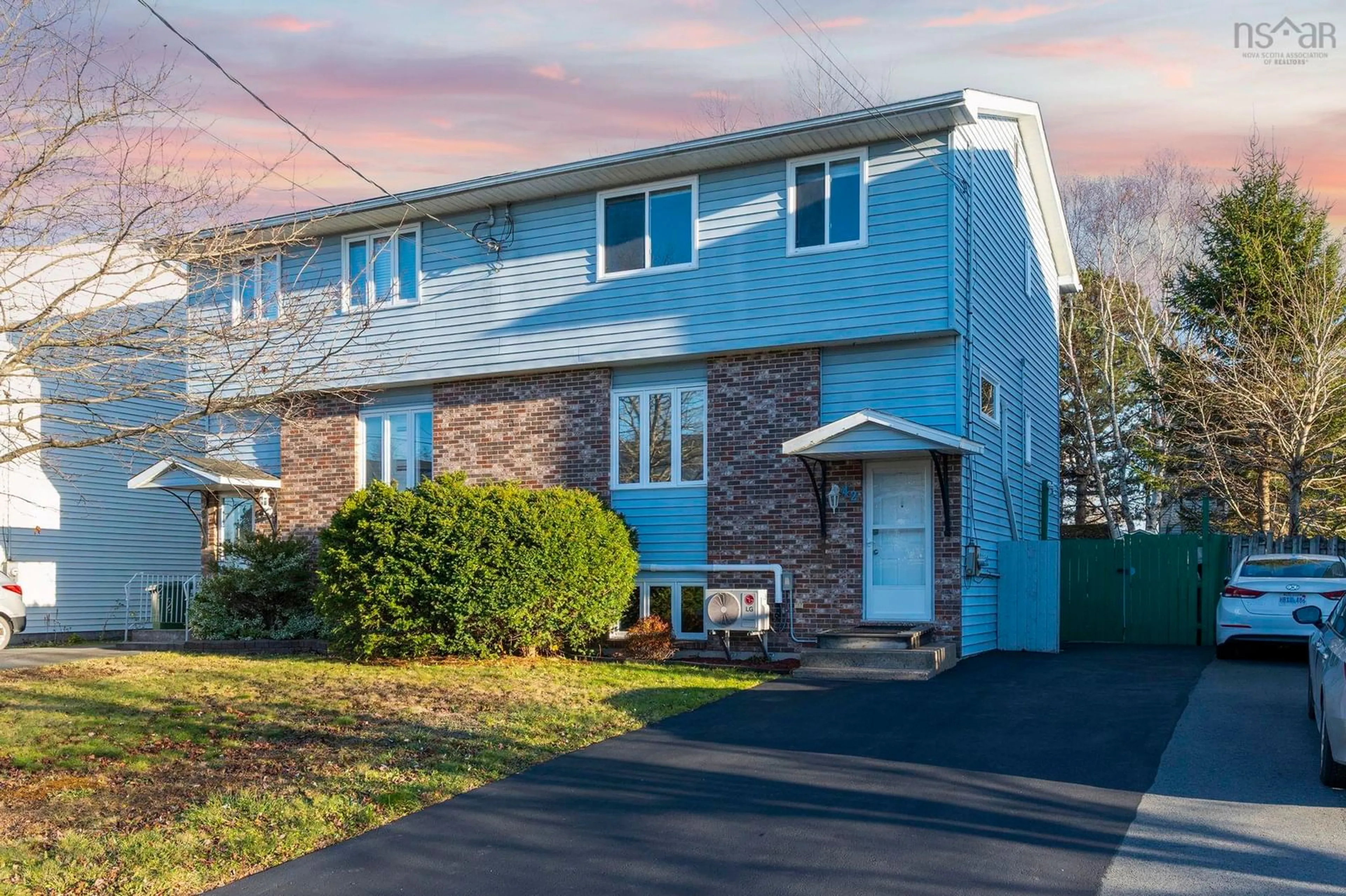 Home with vinyl exterior material, street for 42 Colonna Pl, Dartmouth Nova Scotia B2X 3H7