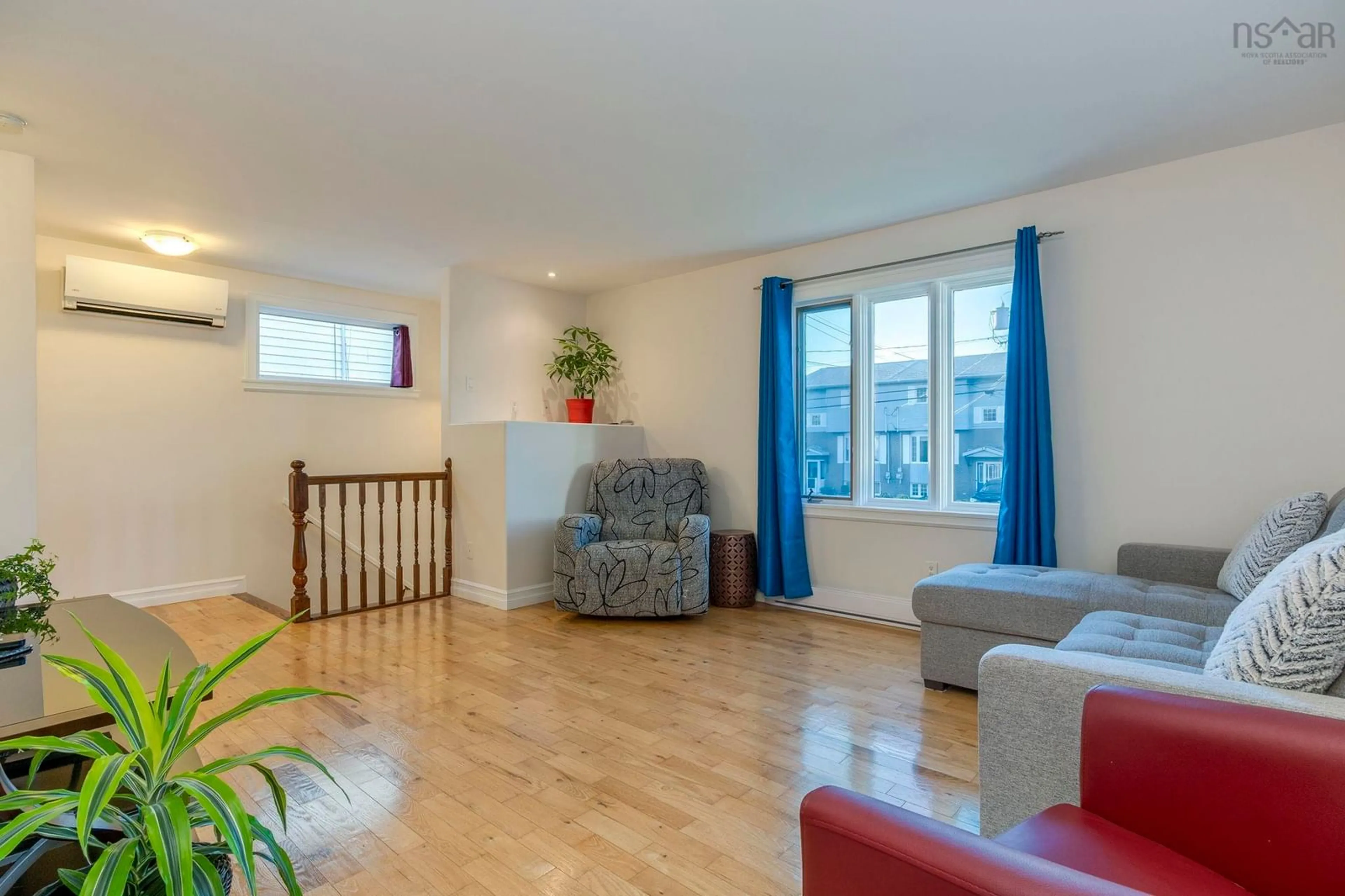 Living room with furniture, wood/laminate floor for 42 Colonna Pl, Dartmouth Nova Scotia B2X 3H7