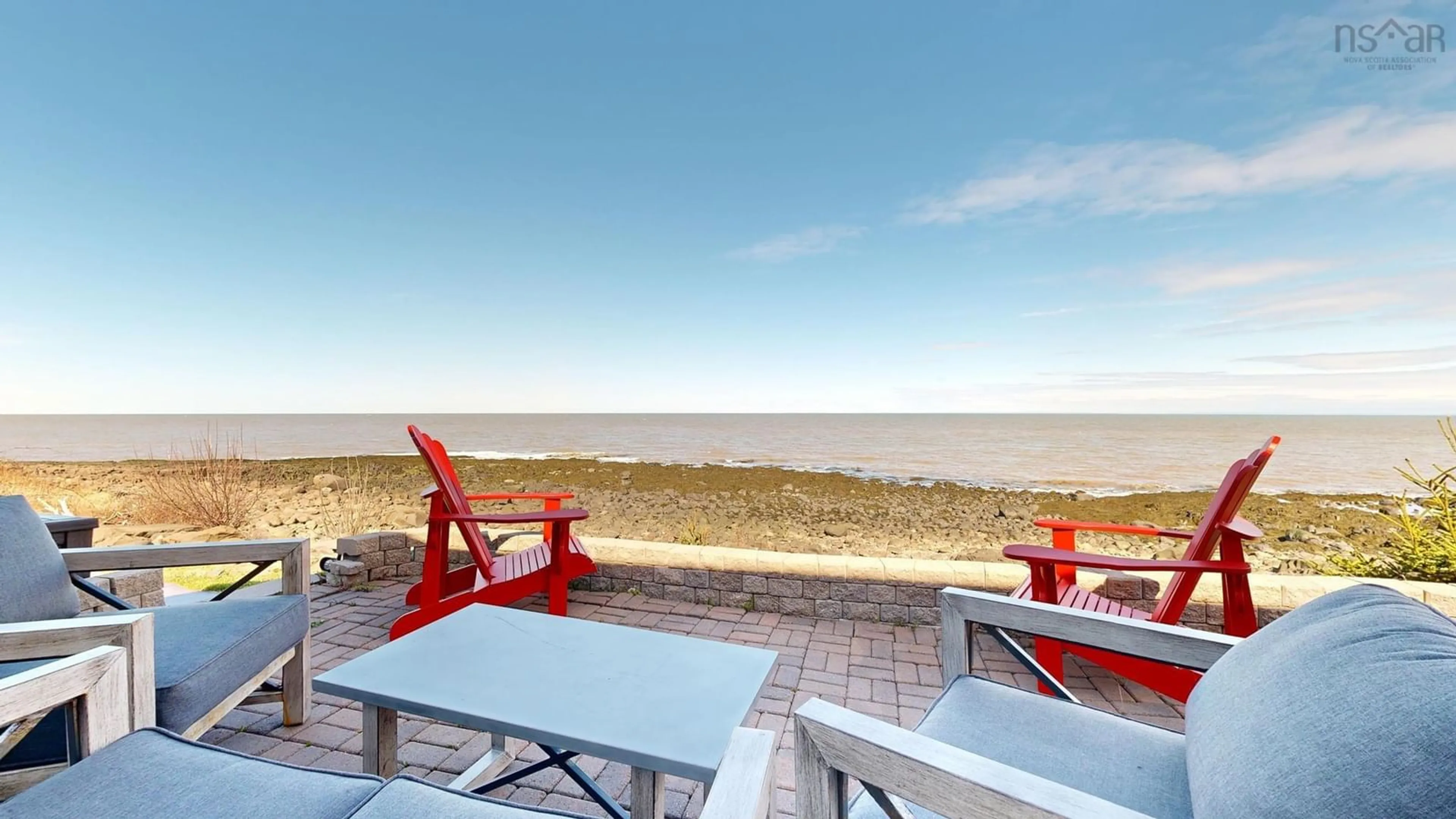 Patio, water/lake/river/ocean view for 59 Sunset Avenue, Phinneys Cove Nova Scotia B0S 1L0