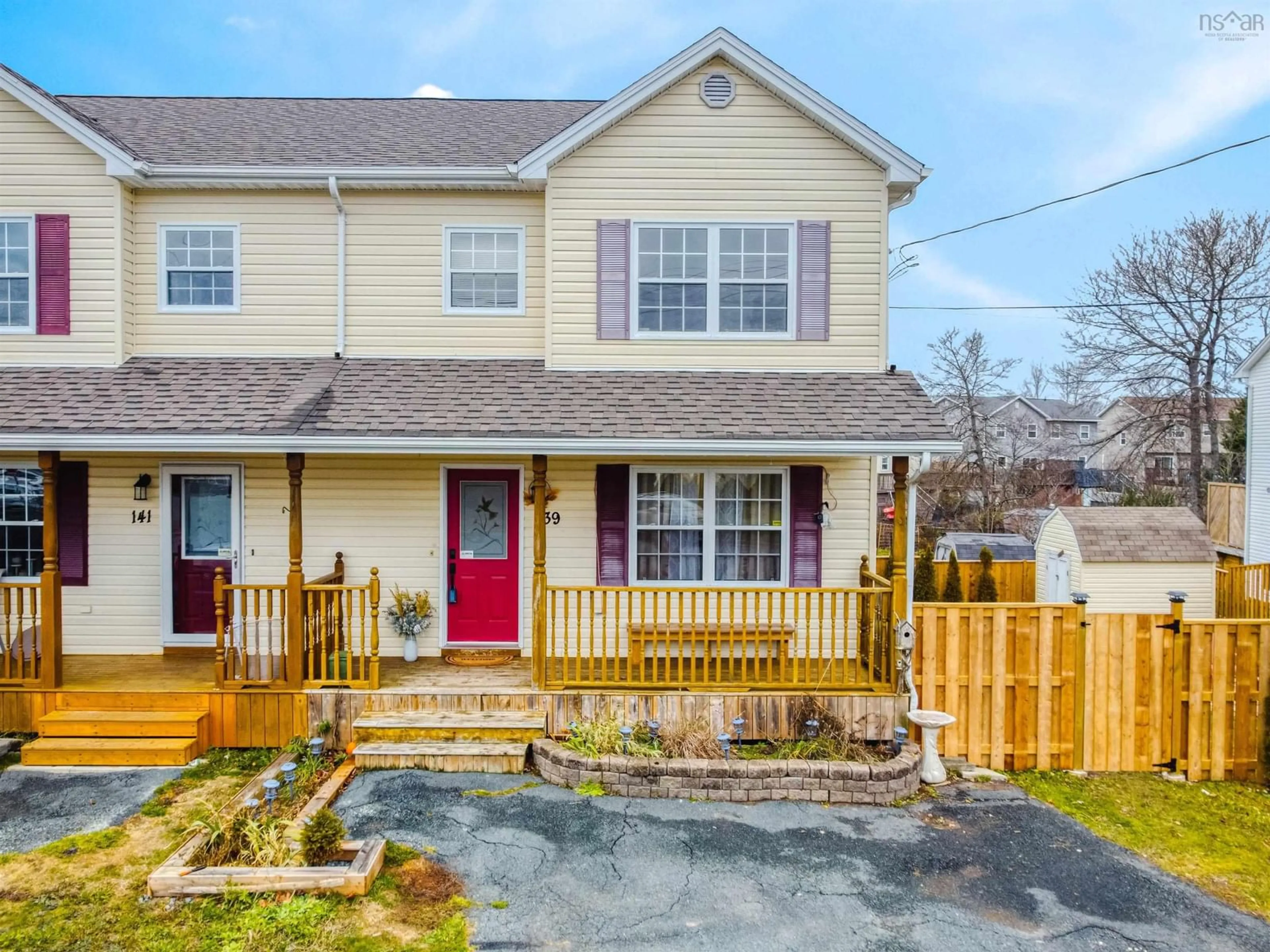 Home with vinyl exterior material, street for 139 Brentwood Ave, Timberlea Nova Scotia B3T 1E5