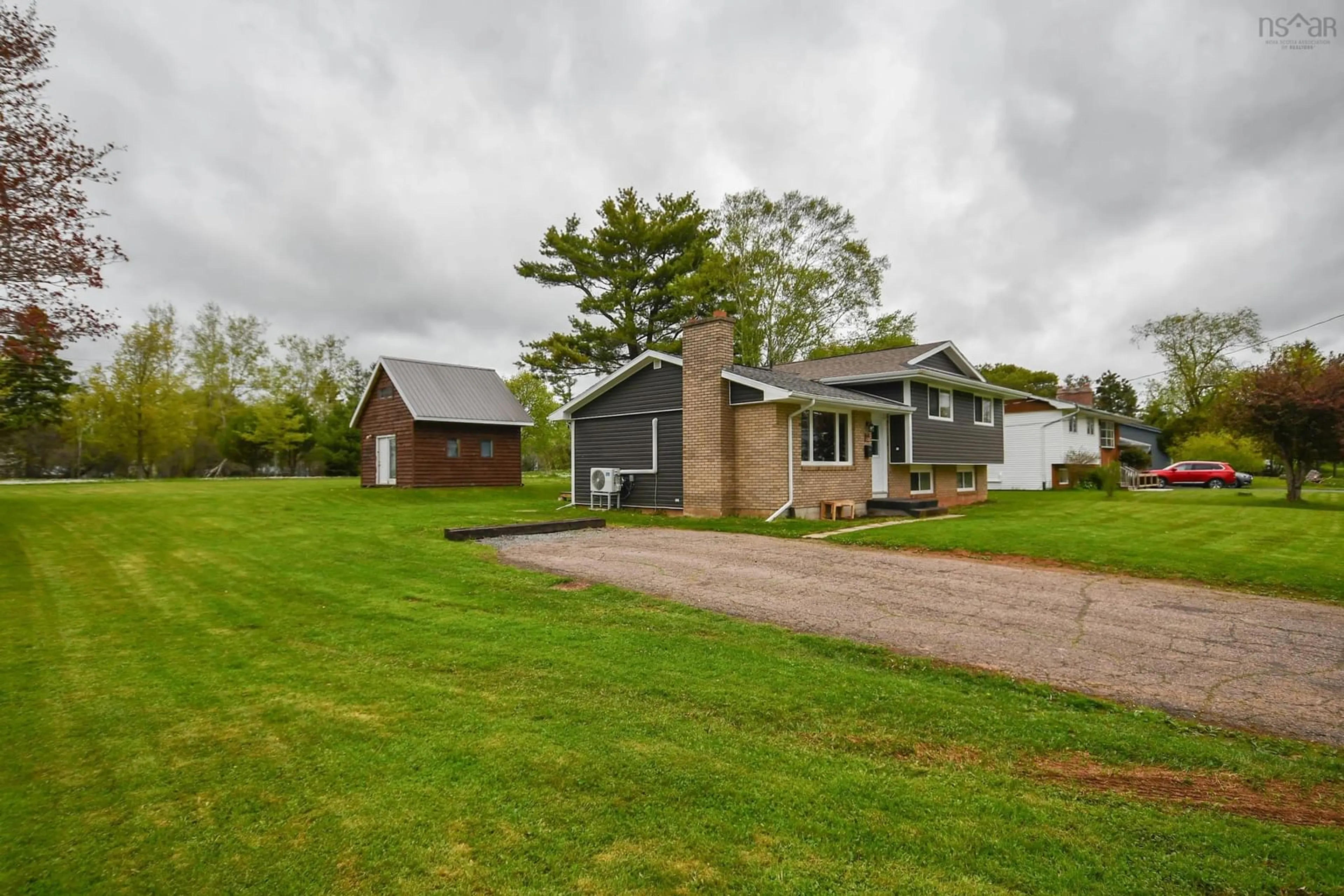 A pic from outside/outdoor area/front of a property/back of a property/a pic from drone, street for 9 Windale Dr, Bible Hill Nova Scotia B2N 2X4