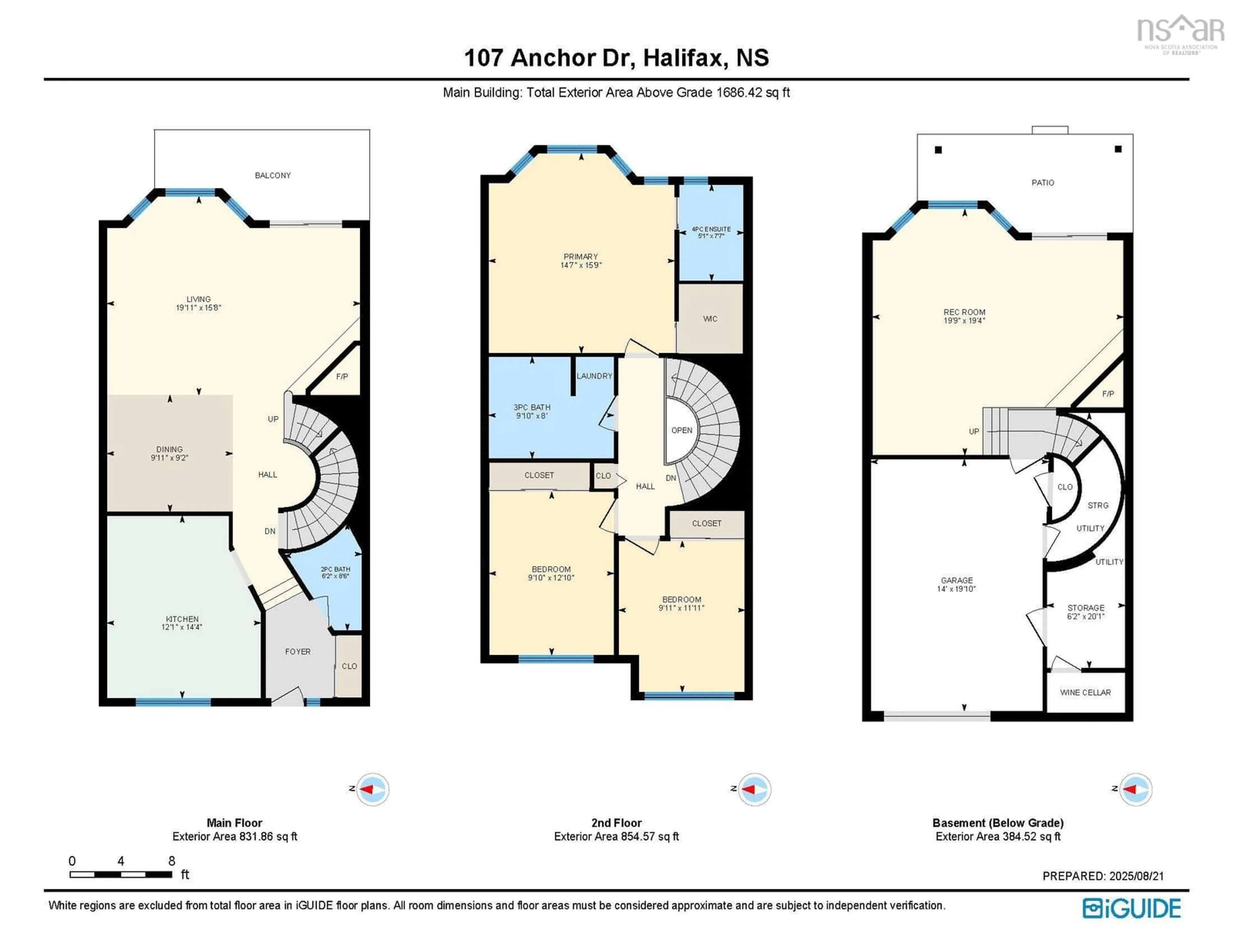 Floor plan for 107 Anchor Dr, Halifax Nova Scotia B3N 3B9