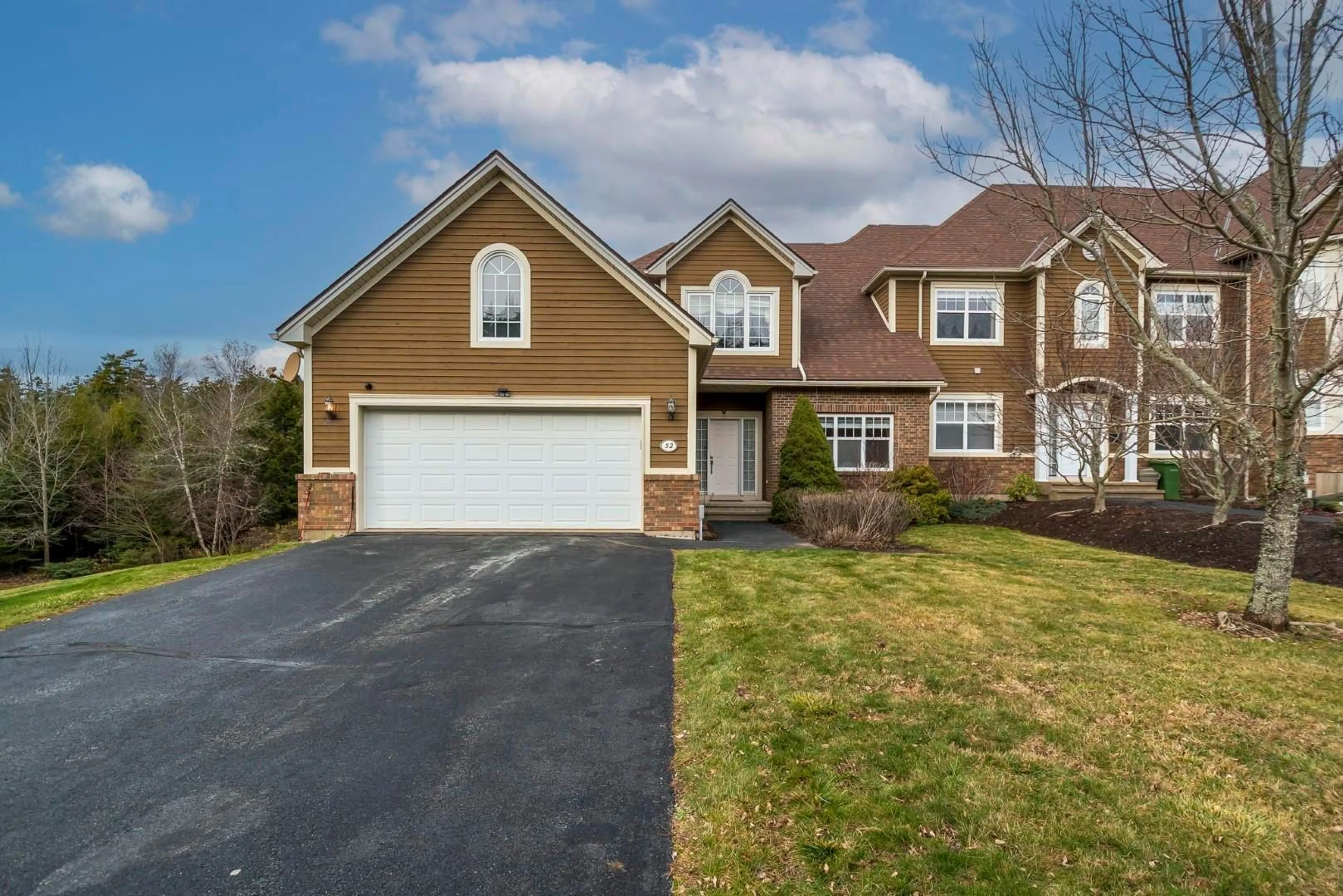 Home with brick exterior material, street for 52 Greenside Lane, Hammonds Plains Nova Scotia B4B 2A1