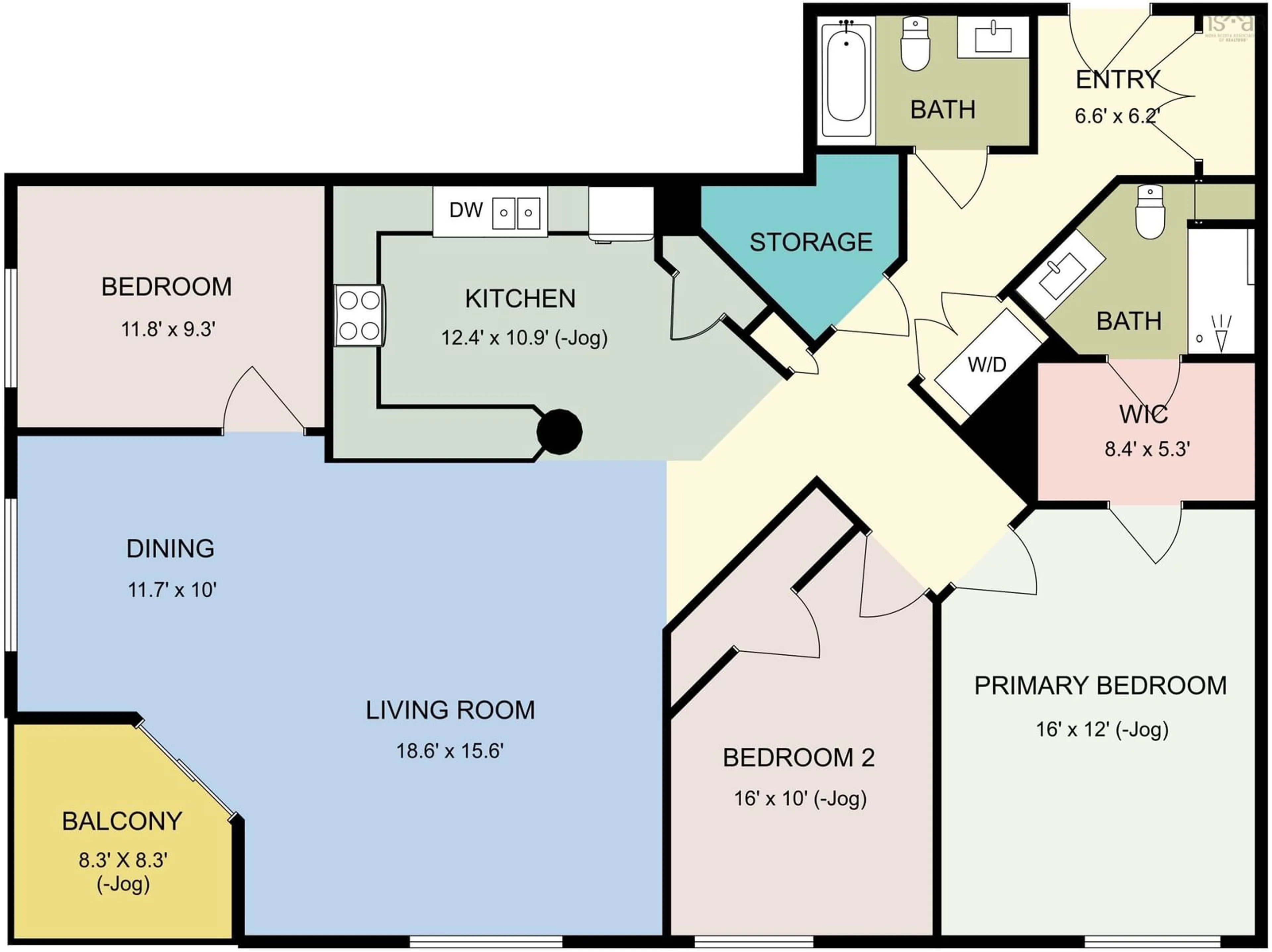 Floor plan for 114 Regency Park Dr #404, Halifax Nova Scotia B3S 1R9