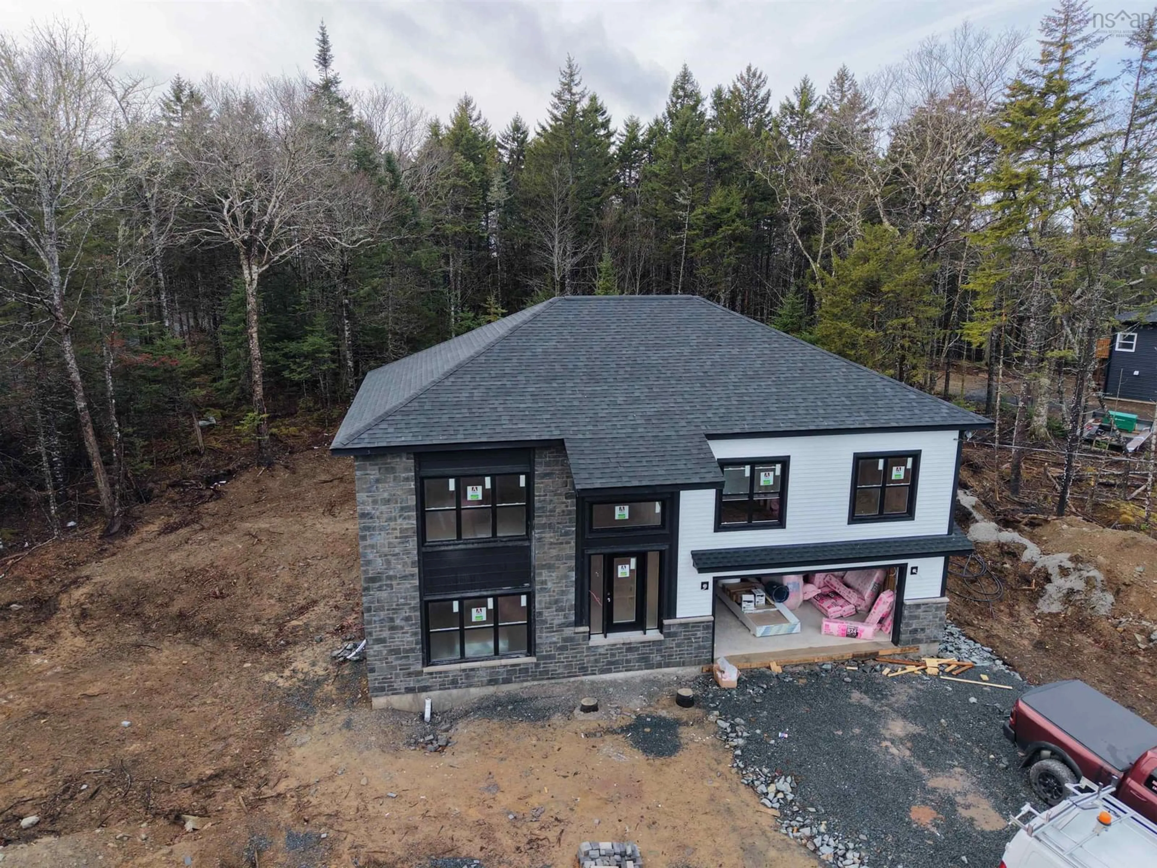 A pic from outside/outdoor area/front of a property/back of a property/a pic from drone, building for 108 Bondi Dr, Middle Sackville Nova Scotia B4E 0W2