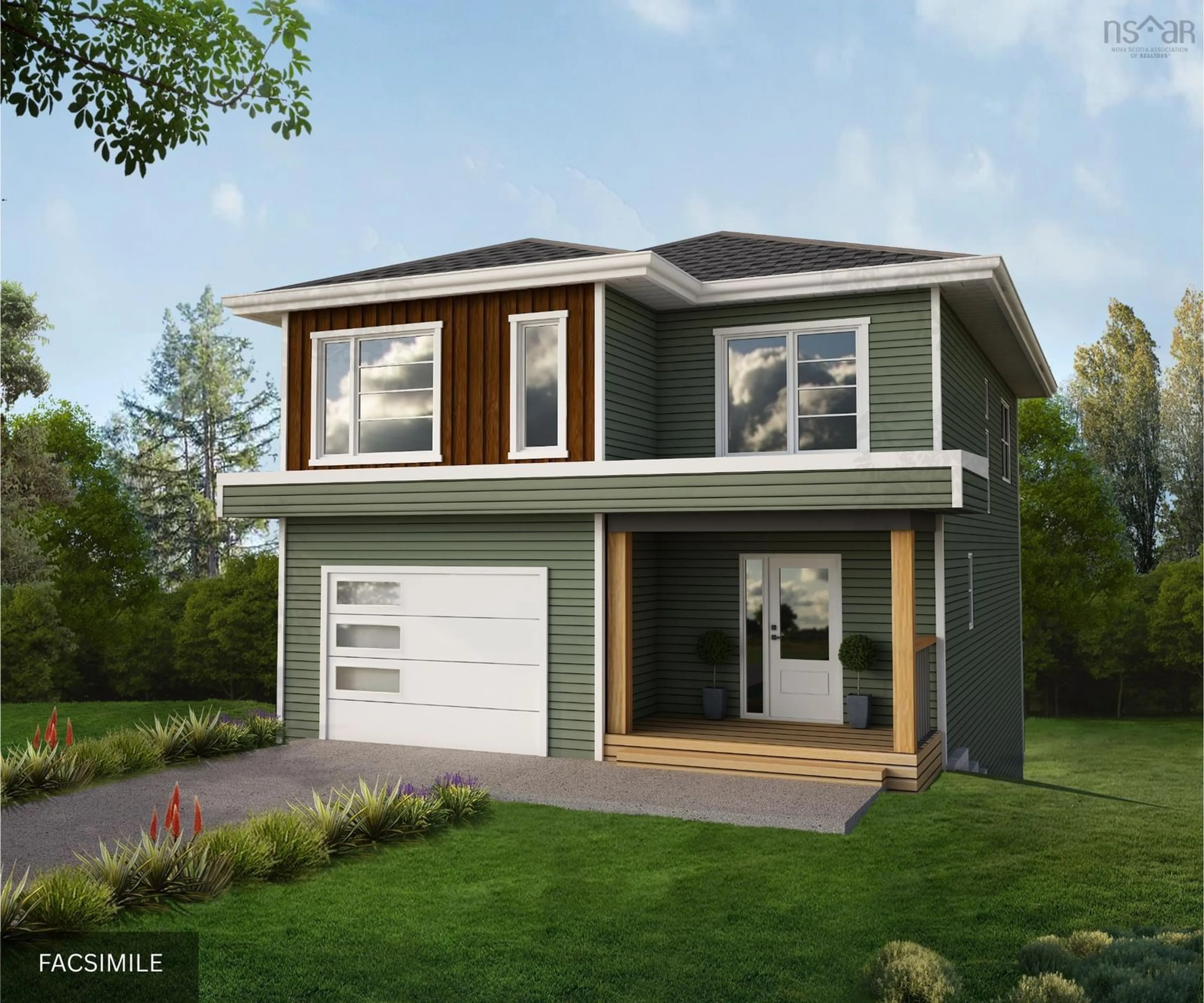 Home with vinyl exterior material, street for 432-A Everwood Ave, Hammonds Plains Nova Scotia B3J 0Z6