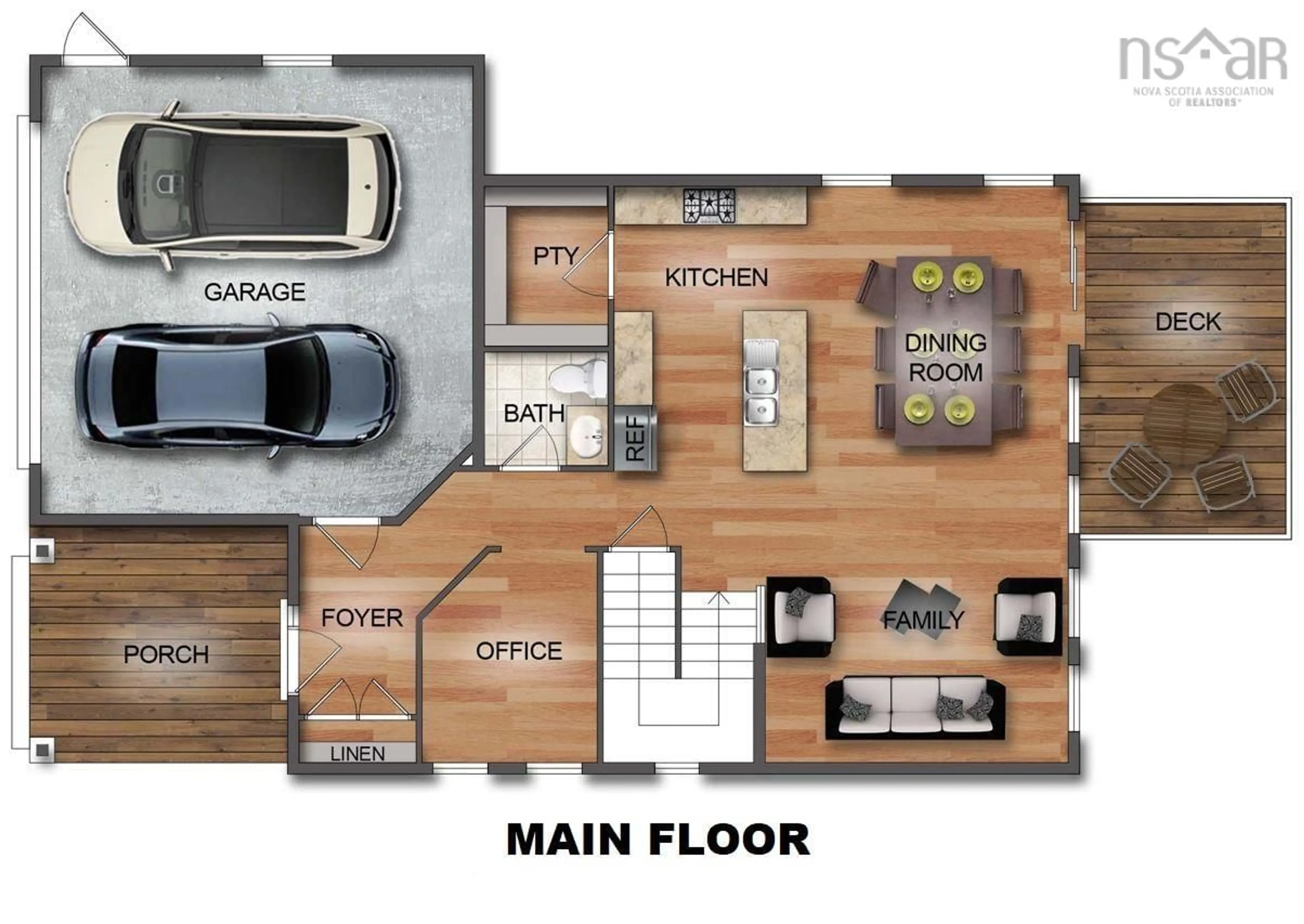 Floor plan for 102 Peggys Cove Rd, French Village Nova Scotia B3Z 2V1