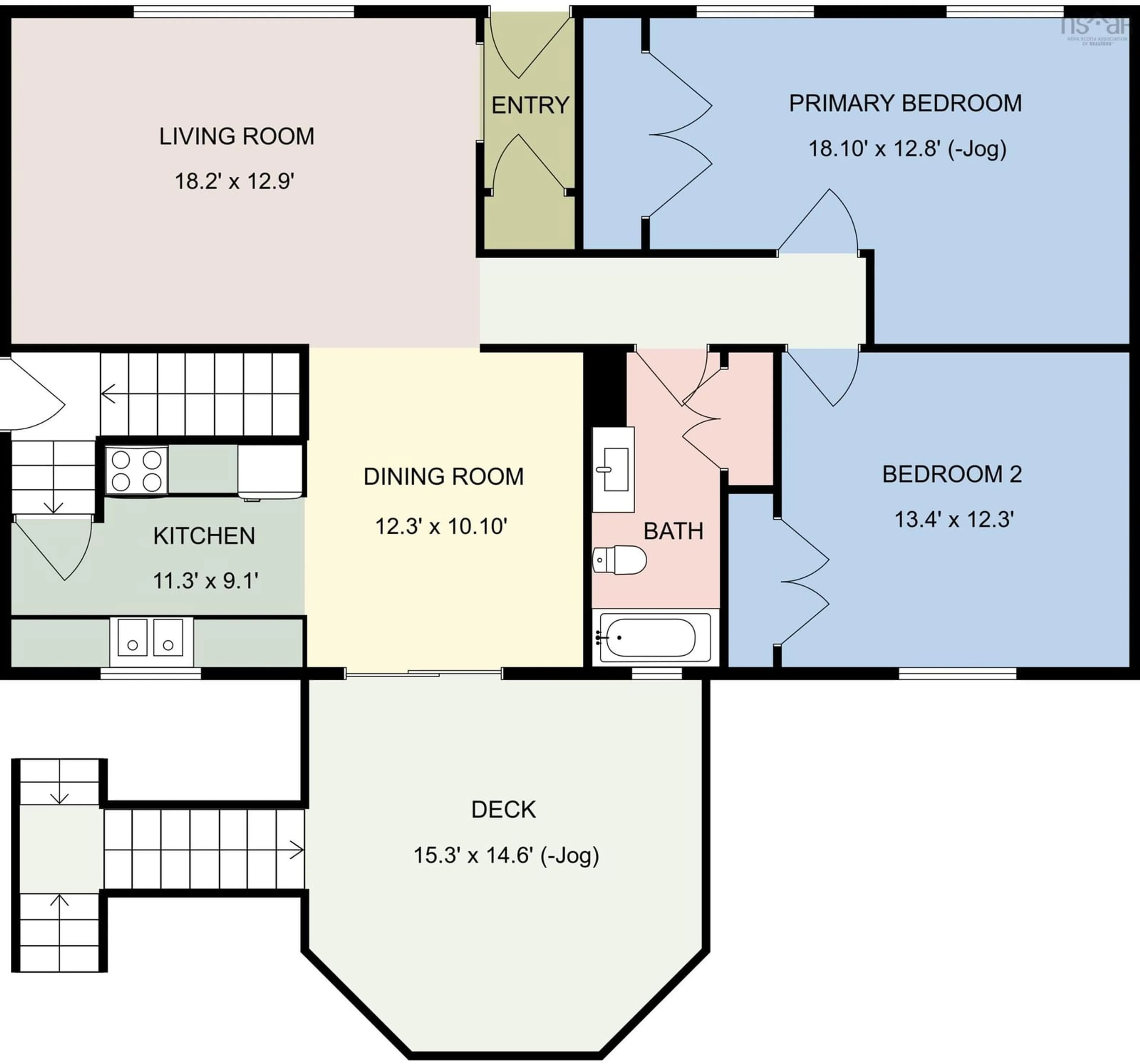 Floor plan for 17 Newcombe Dr, Lower Sackville Nova Scotia B4C 2C8