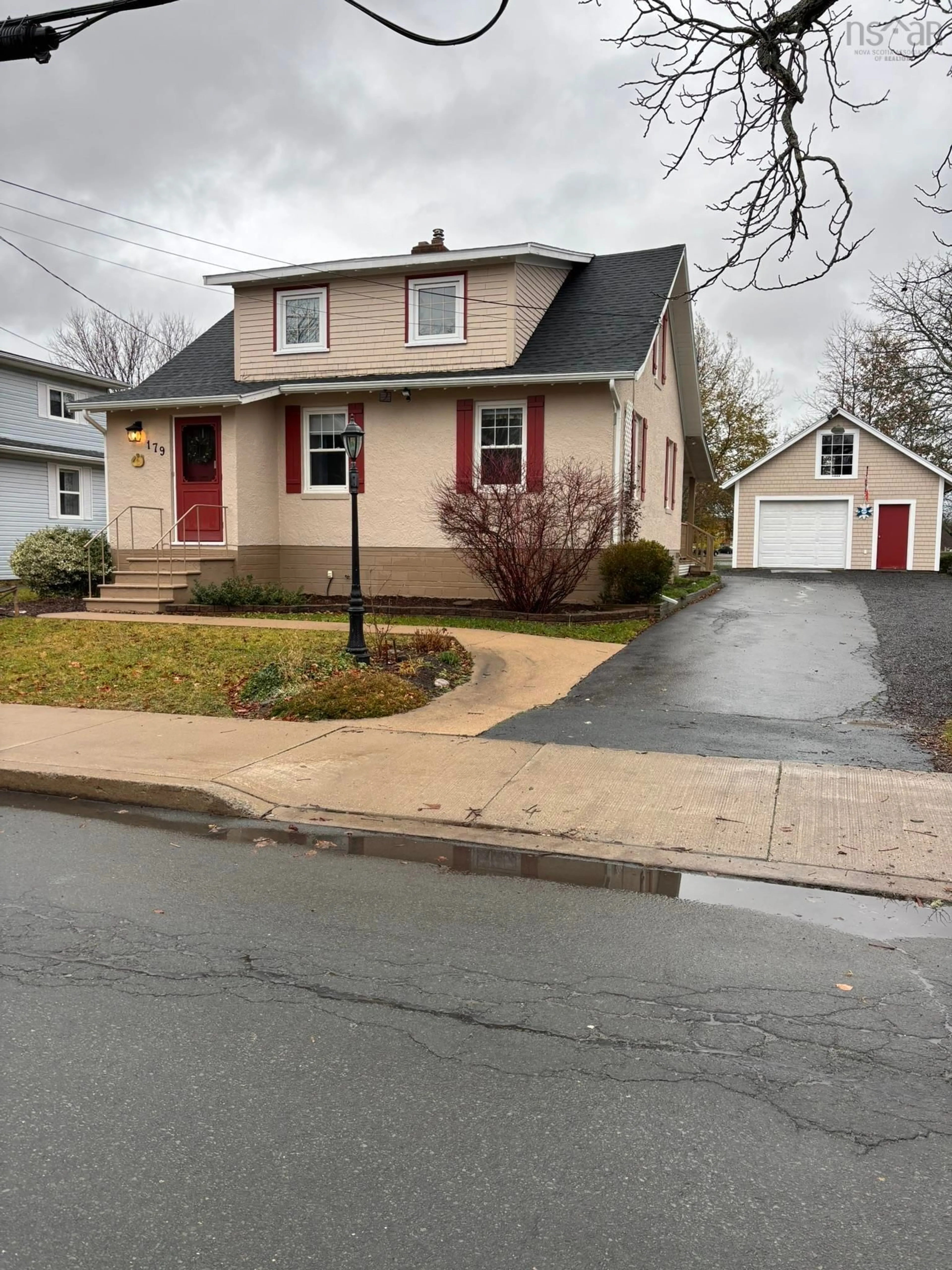 Home with vinyl exterior material, street for 179 Wiley Ave, Windsor Nova Scotia B0N 2T0