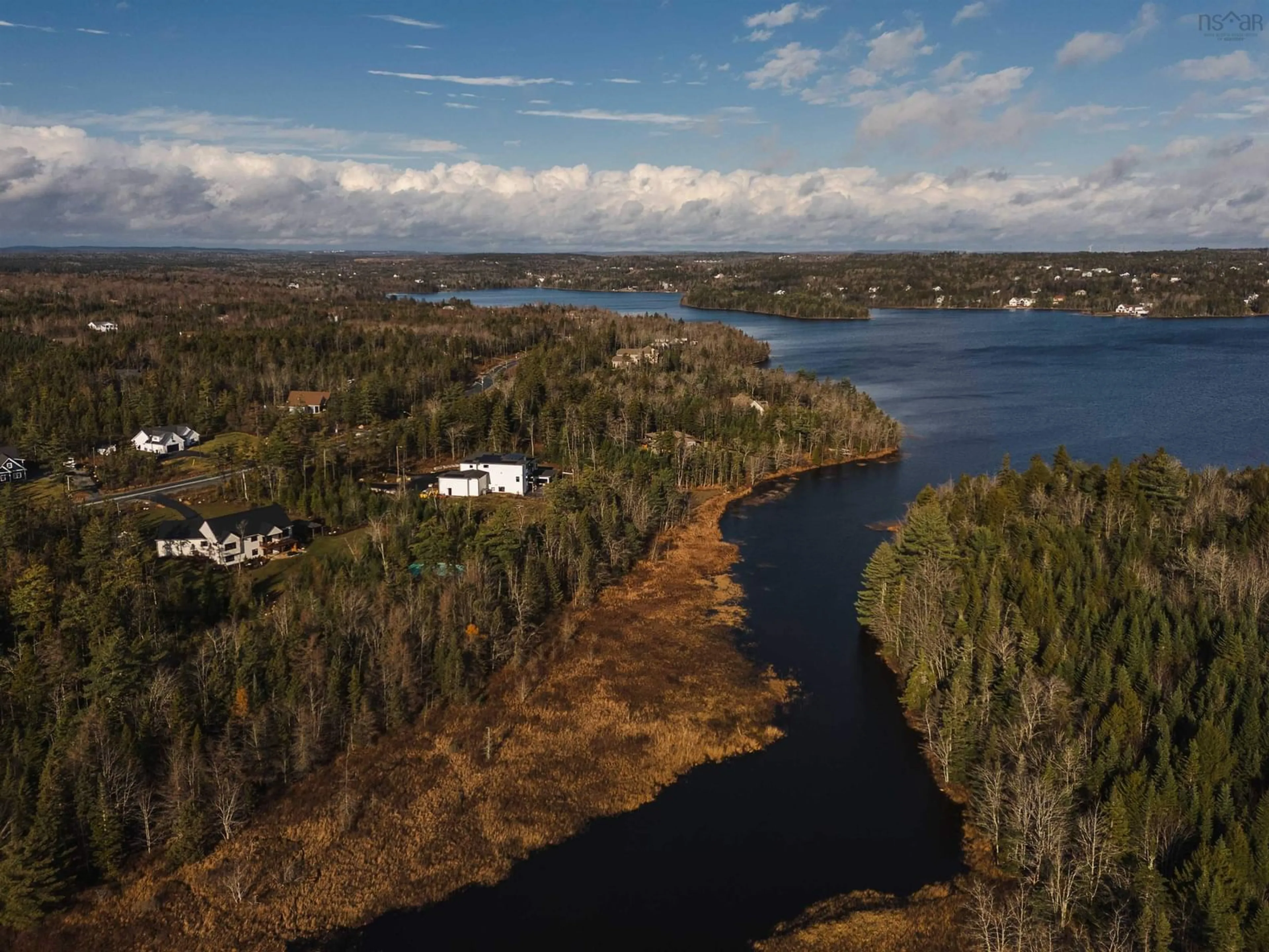 A pic from outside/outdoor area/front of a property/back of a property/a pic from drone, water/lake/river/ocean view for 628 Sandwick Dr, Hammonds Plains Nova Scotia B4B 0H4