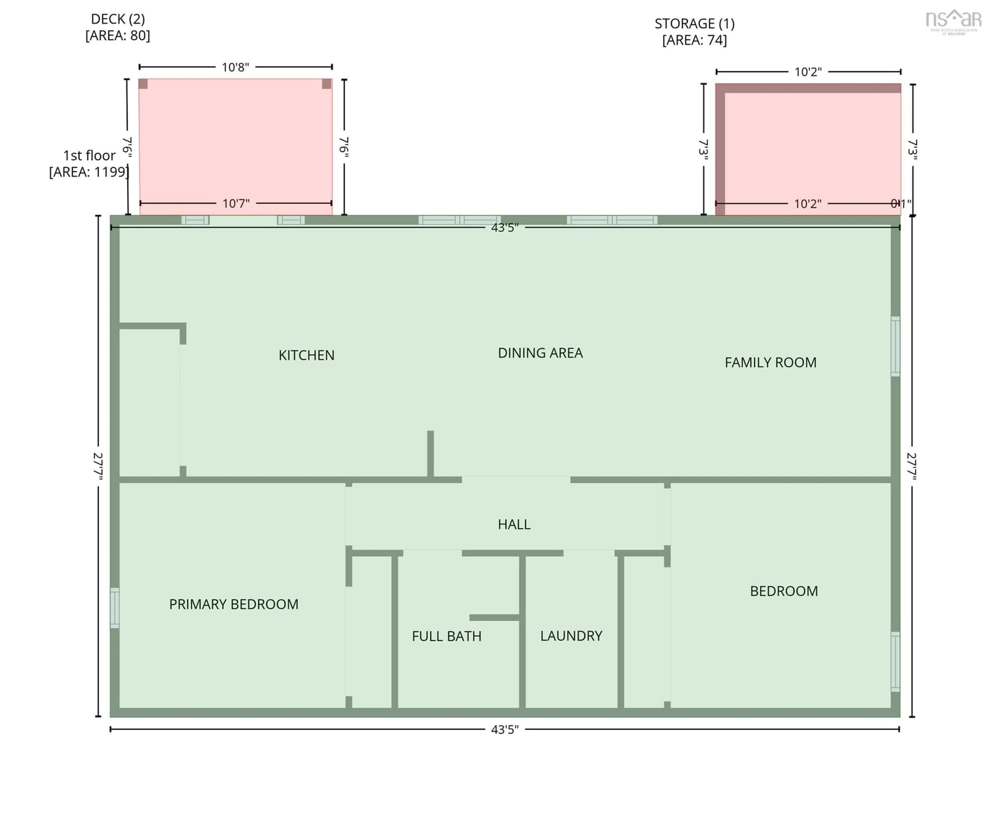 Floor plan for 15/59 John Murray Dr, Enfield Nova Scotia B2T 1C9