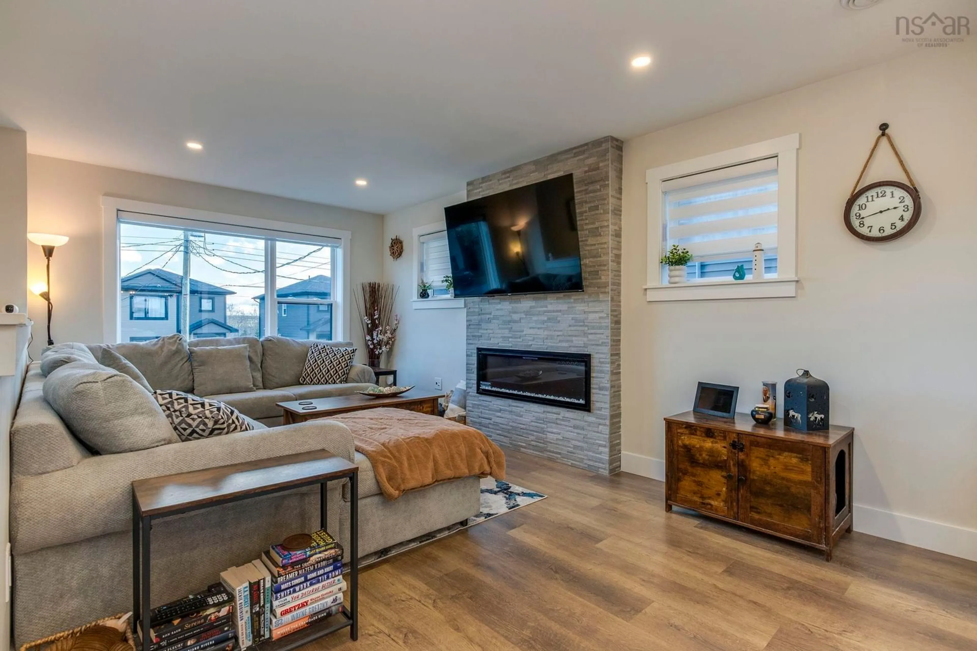 Living room with furniture, unknown for 39 Sam Cres, Elmsdale Nova Scotia B2S 0G9