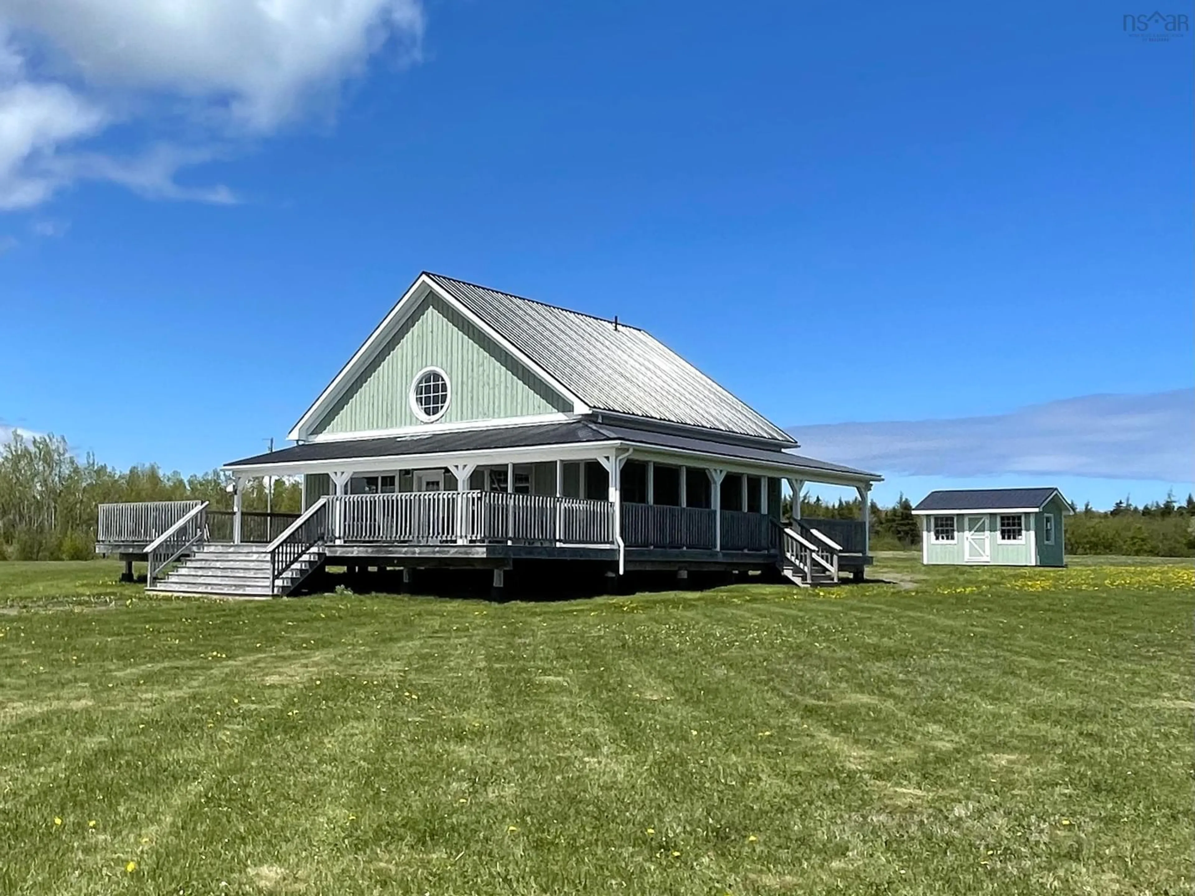 A pic from outside/outdoor area/front of a property/back of a property/a pic from drone, building for 70 Saltwater Dr, Malagash Nova Scotia B0K 1E0