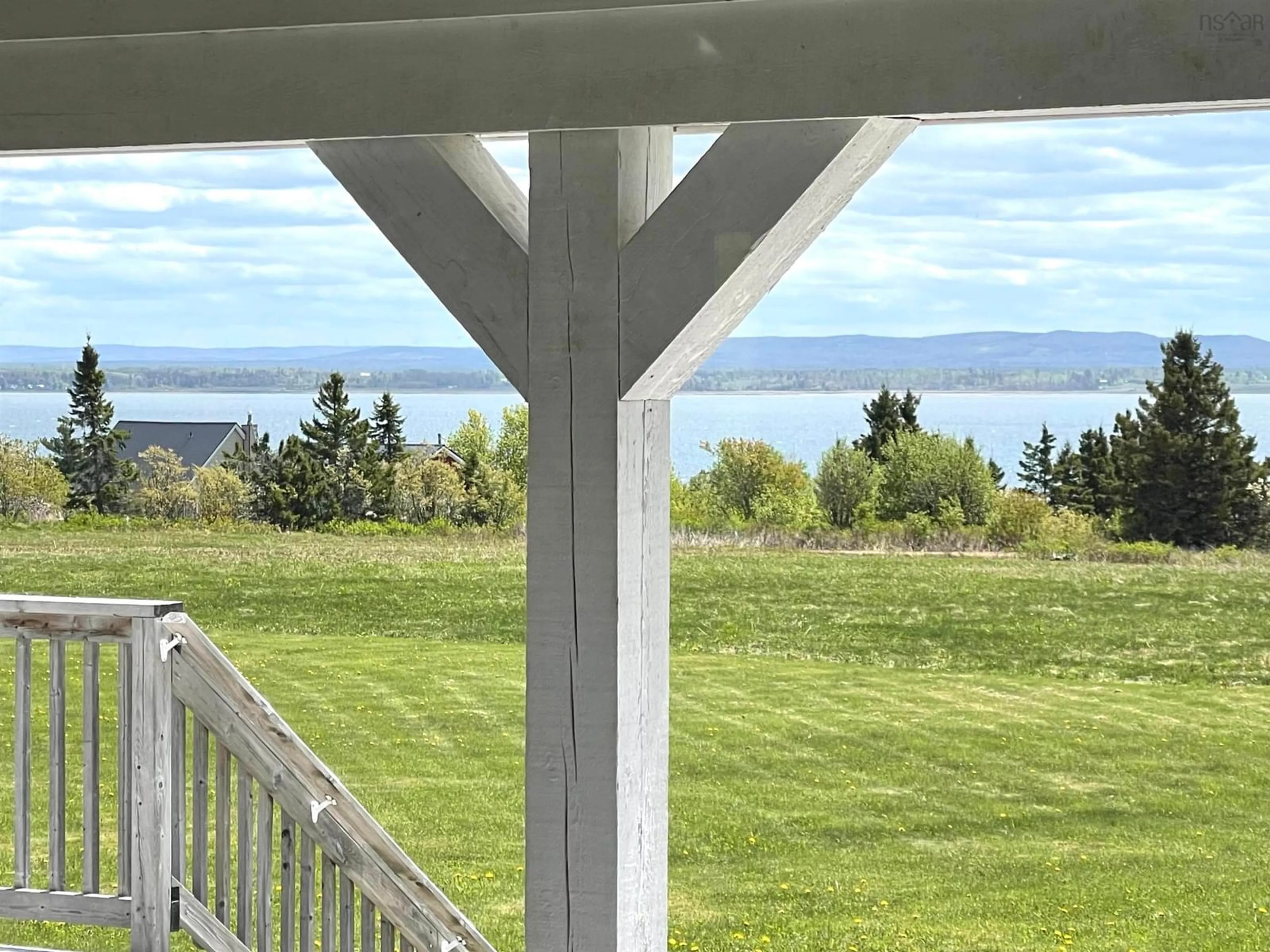 Patio, water/lake/river/ocean view for 70 Saltwater Dr, Malagash Nova Scotia B0K 1E0