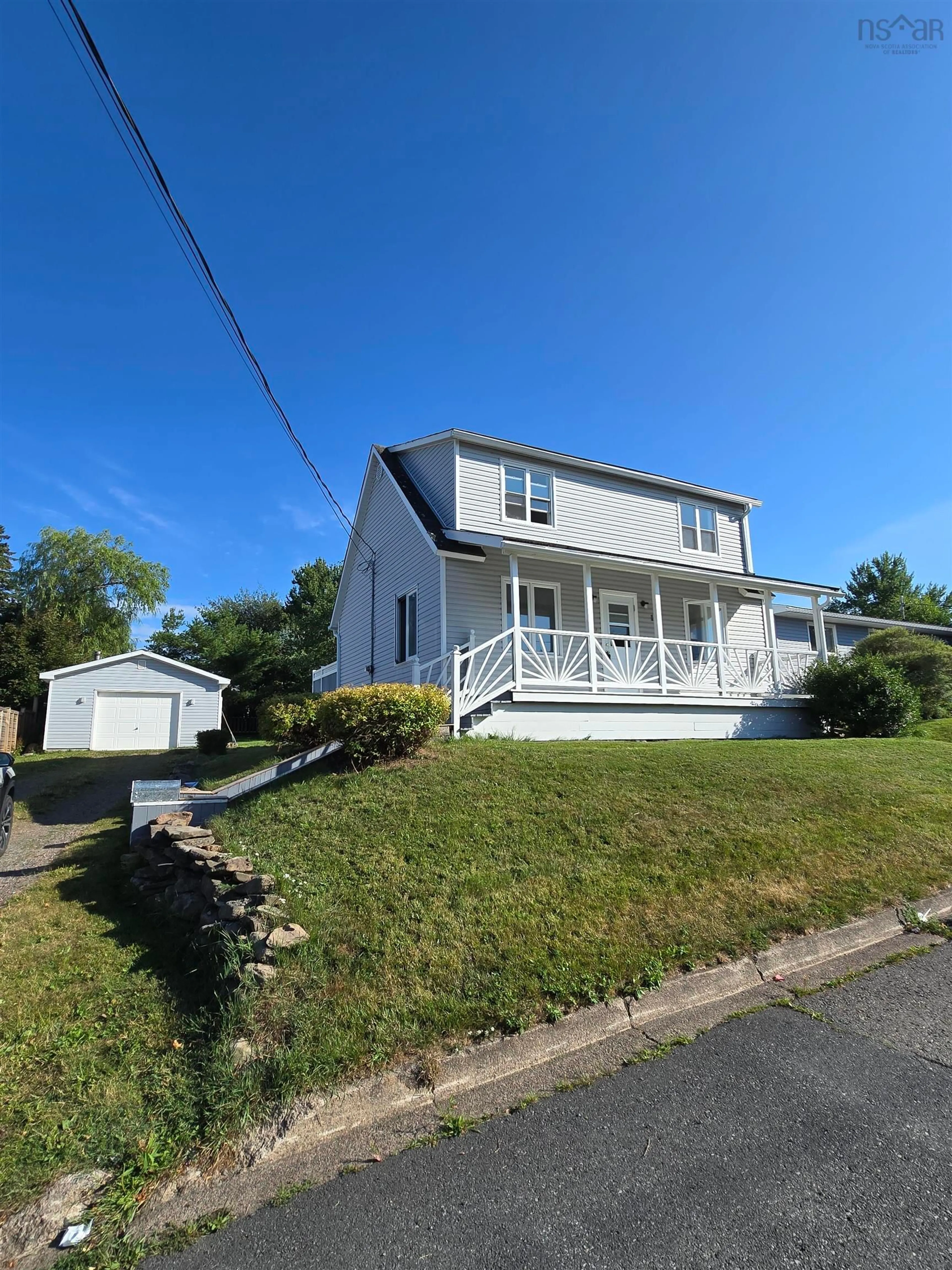 A pic from outside/outdoor area/front of a property/back of a property/a pic from drone, street for 11 Viewville Street, Antigonish Nova Scotia B2G 1E1