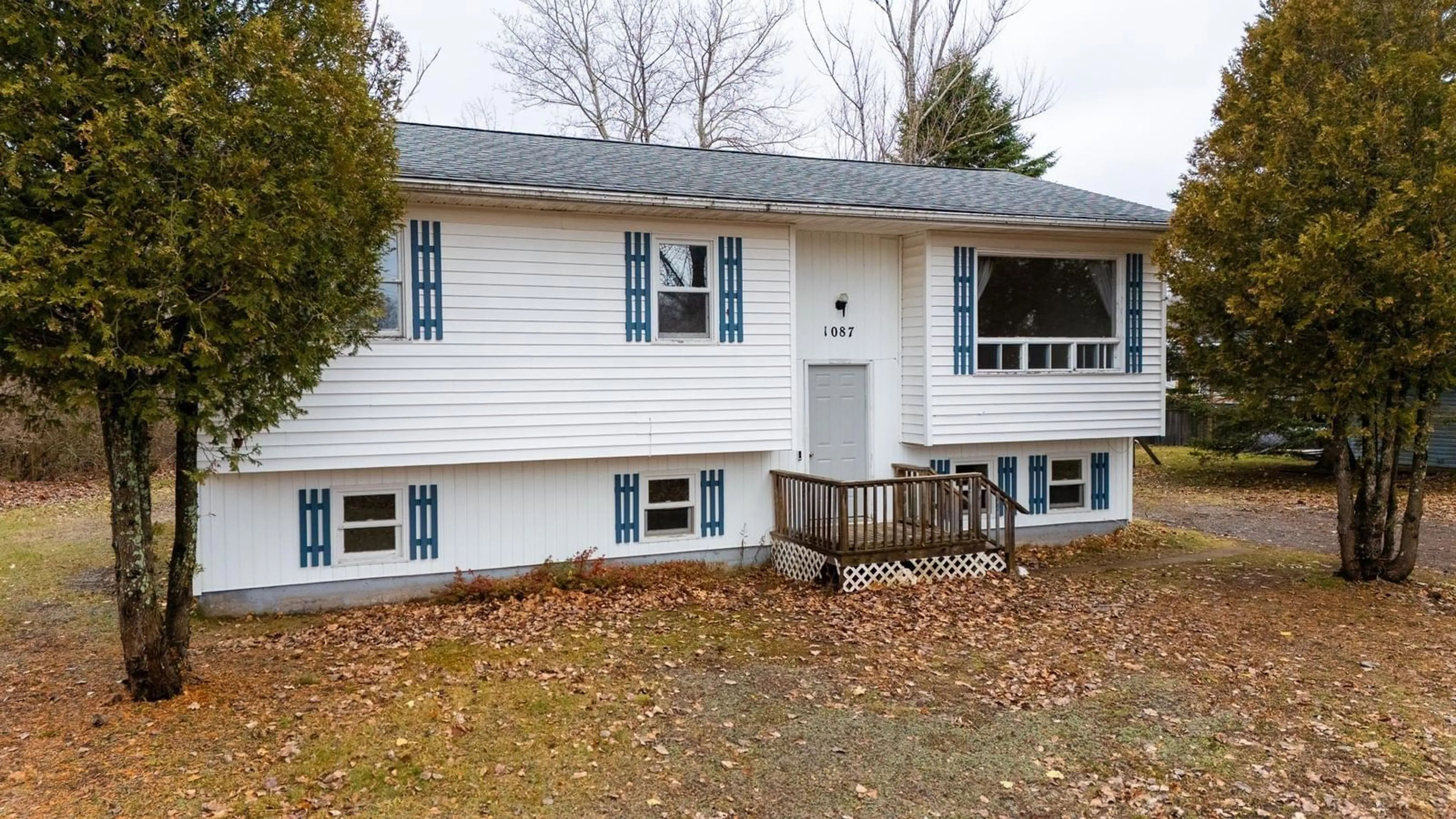 Home with vinyl exterior material, street for 1087 Morse Lane, Centreville Nova Scotia B0P 1J0