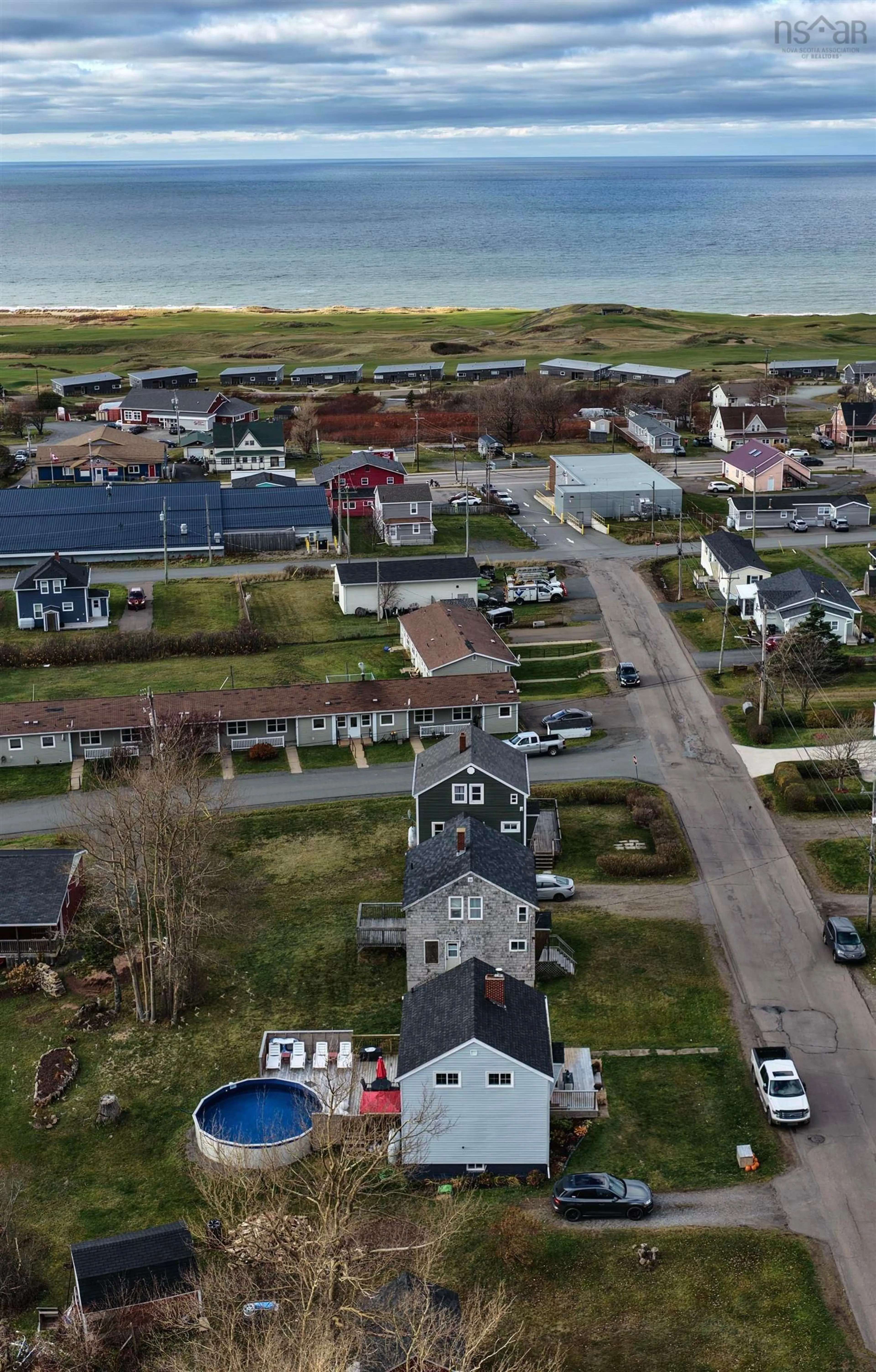 A pic from outside/outdoor area/front of a property/back of a property/a pic from drone, street for 34 Hillcrest St, Inverness Nova Scotia B0E 1N0