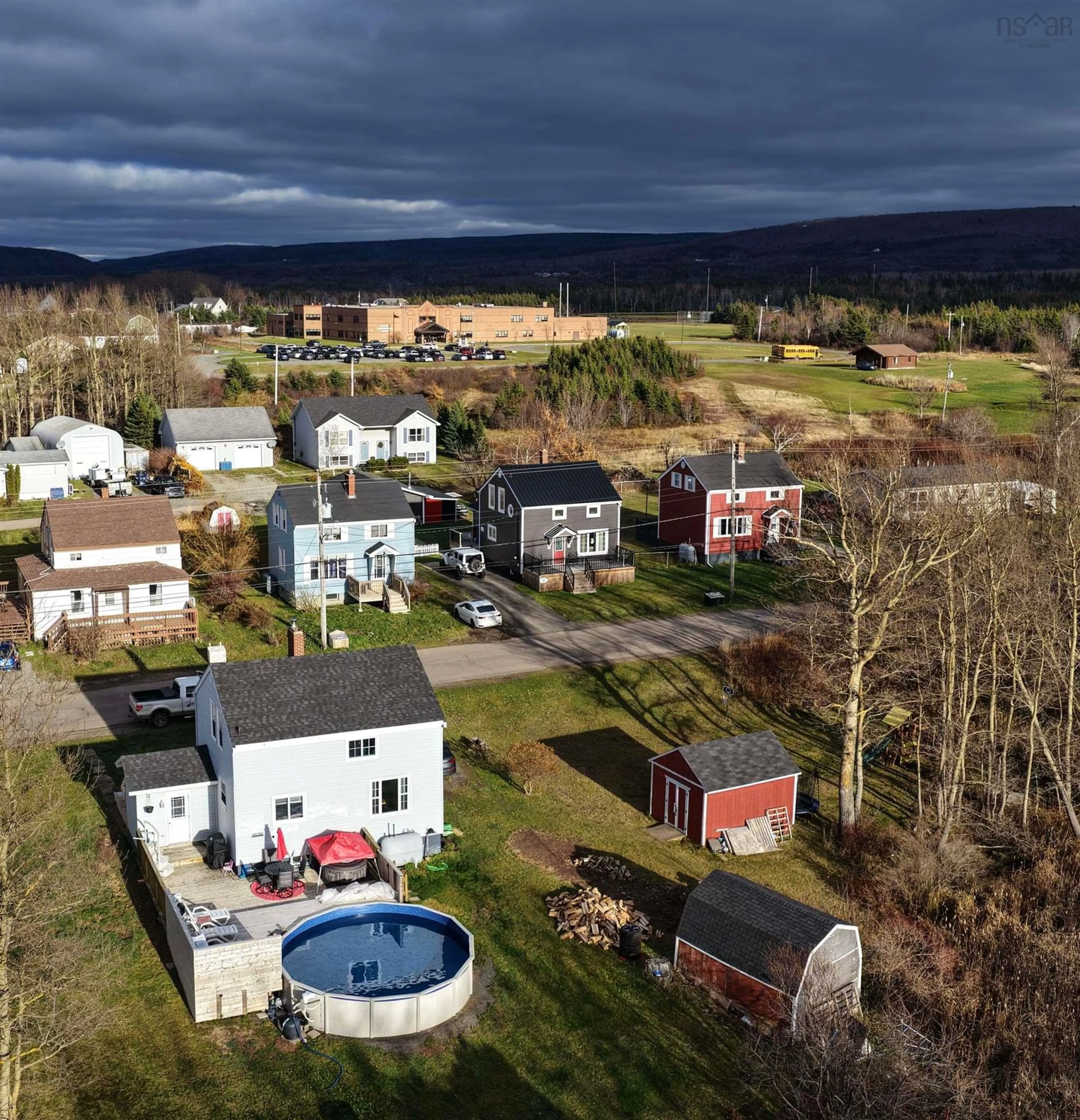 A pic from outside/outdoor area/front of a property/back of a property/a pic from drone, unknown for 34 Hillcrest St, Inverness Nova Scotia B0E 1N0