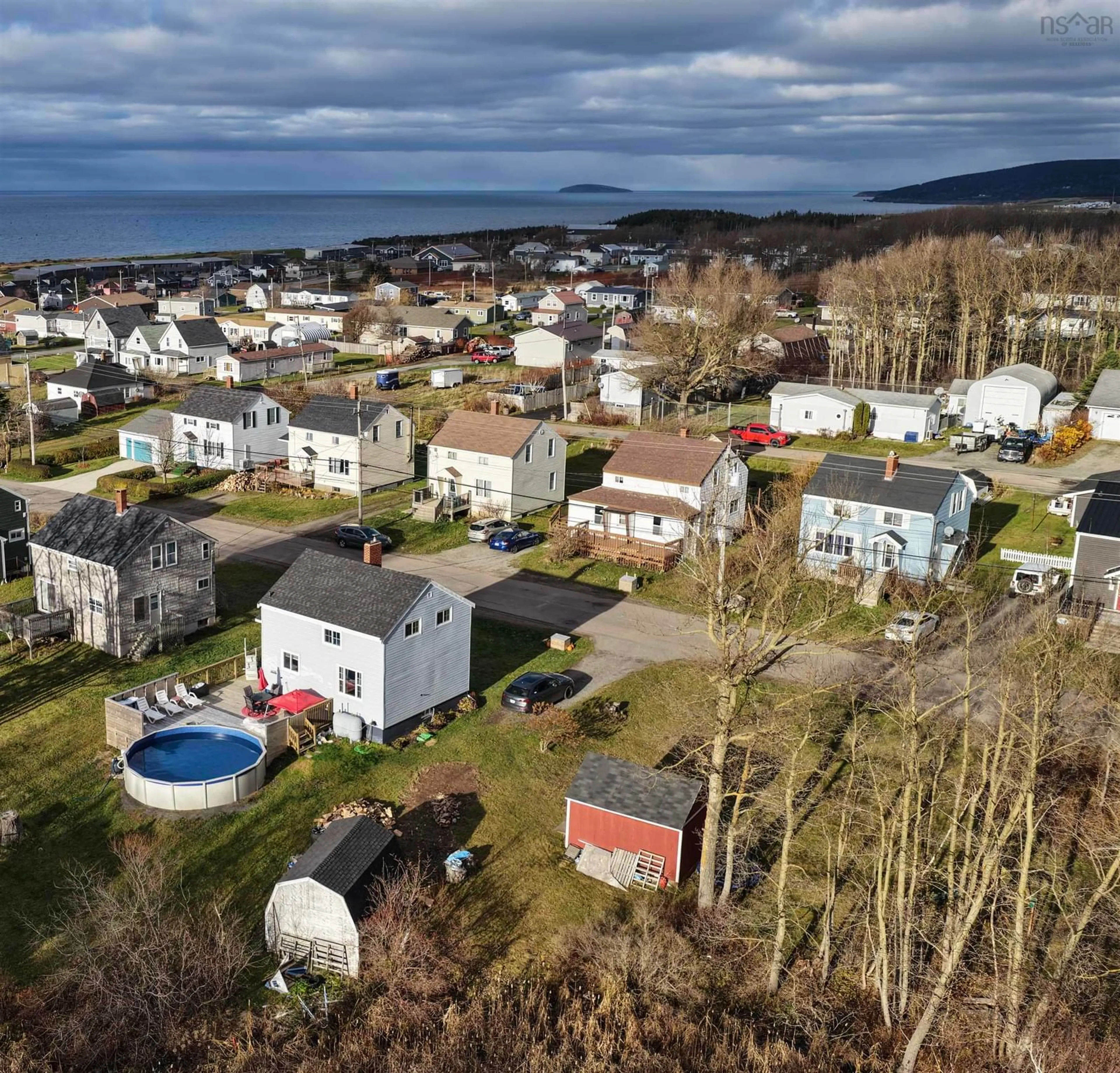 A pic from outside/outdoor area/front of a property/back of a property/a pic from drone, street for 34 Hillcrest St, Inverness Nova Scotia B0E 1N0