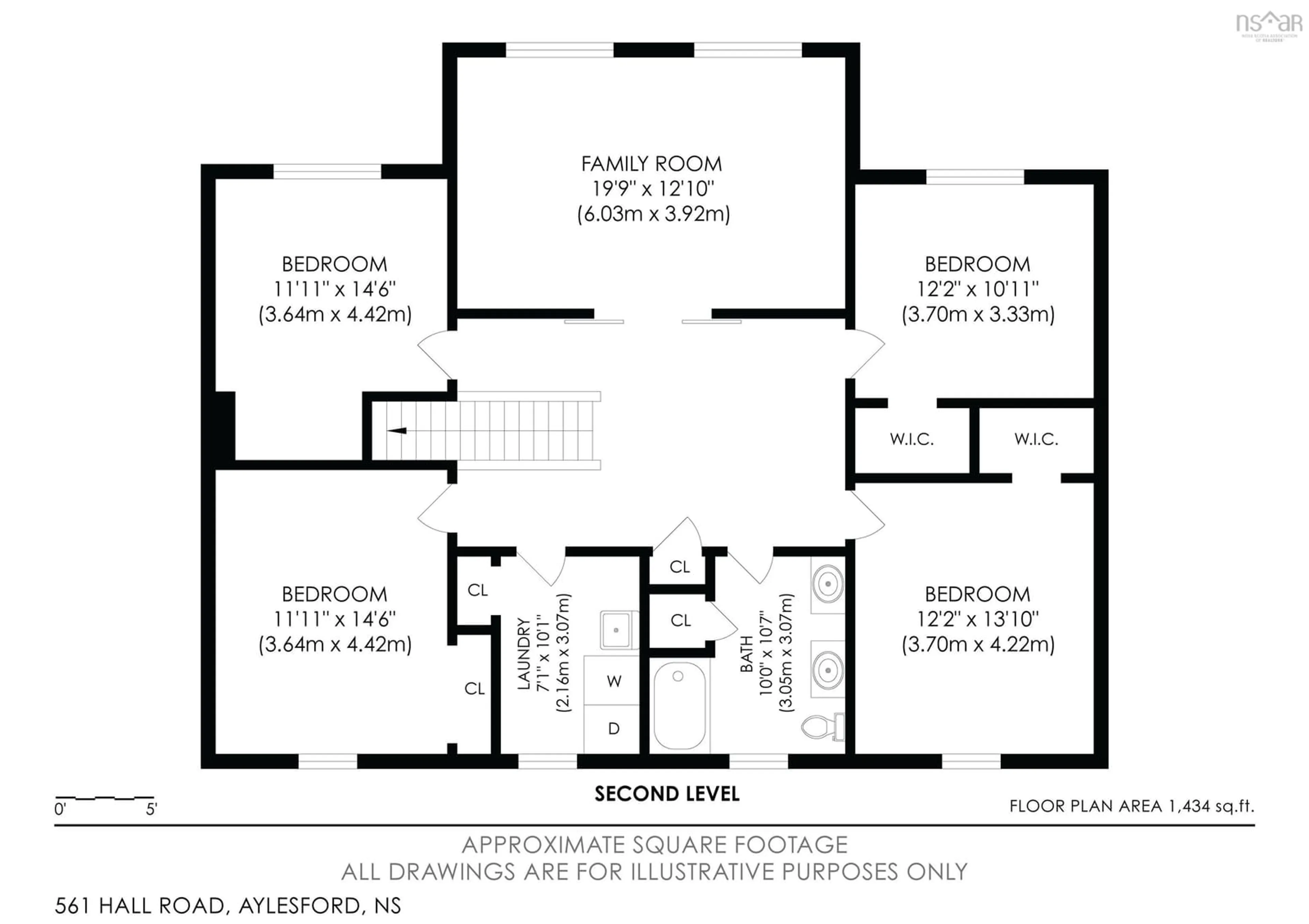 Floor plan for 561 Hall Rd, Millville Nova Scotia B0P 1C0