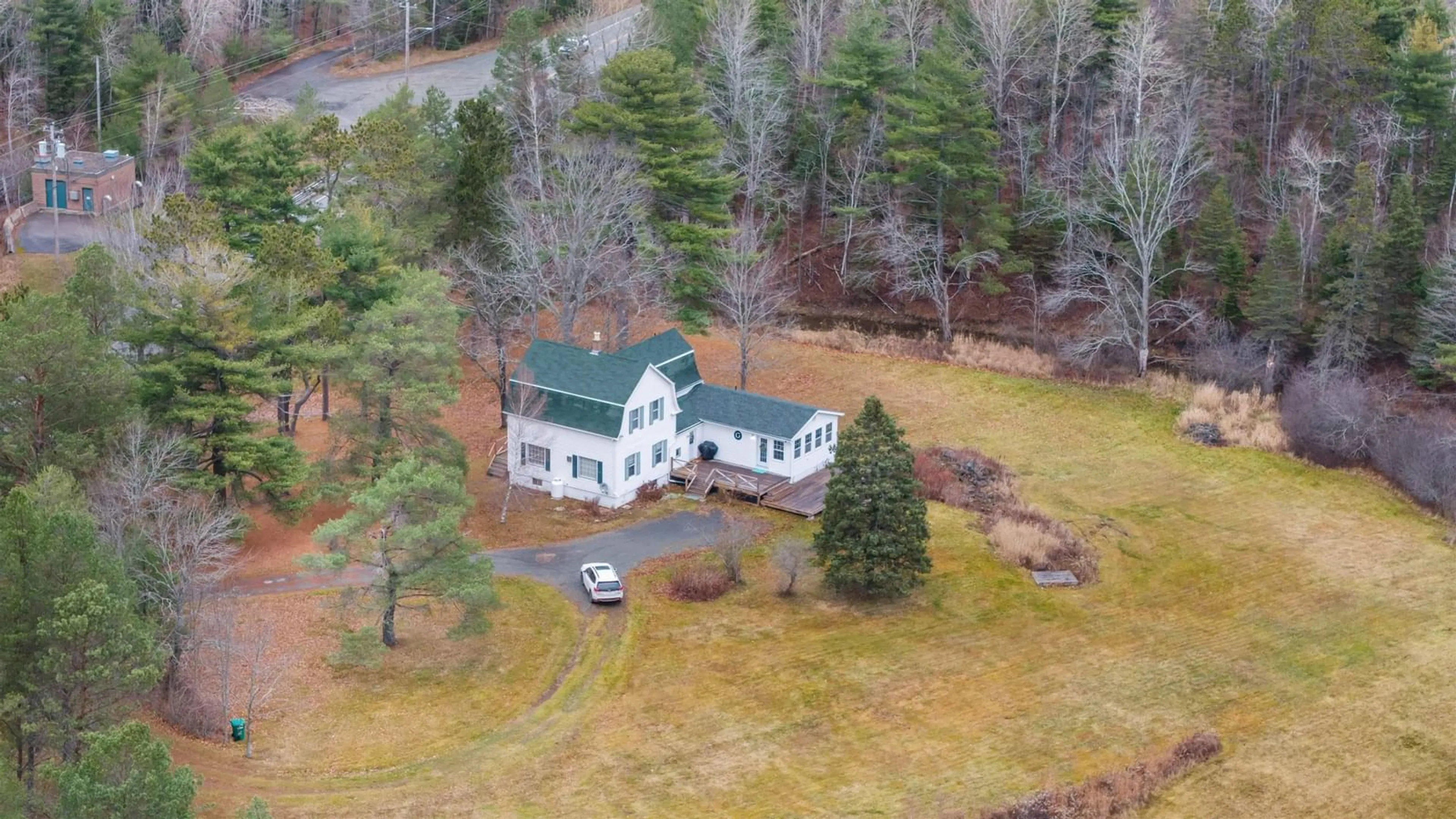 A pic from outside/outdoor area/front of a property/back of a property/a pic from drone, mountain view for 1273 North Main St, Westville Nova Scotia B0K 2A0