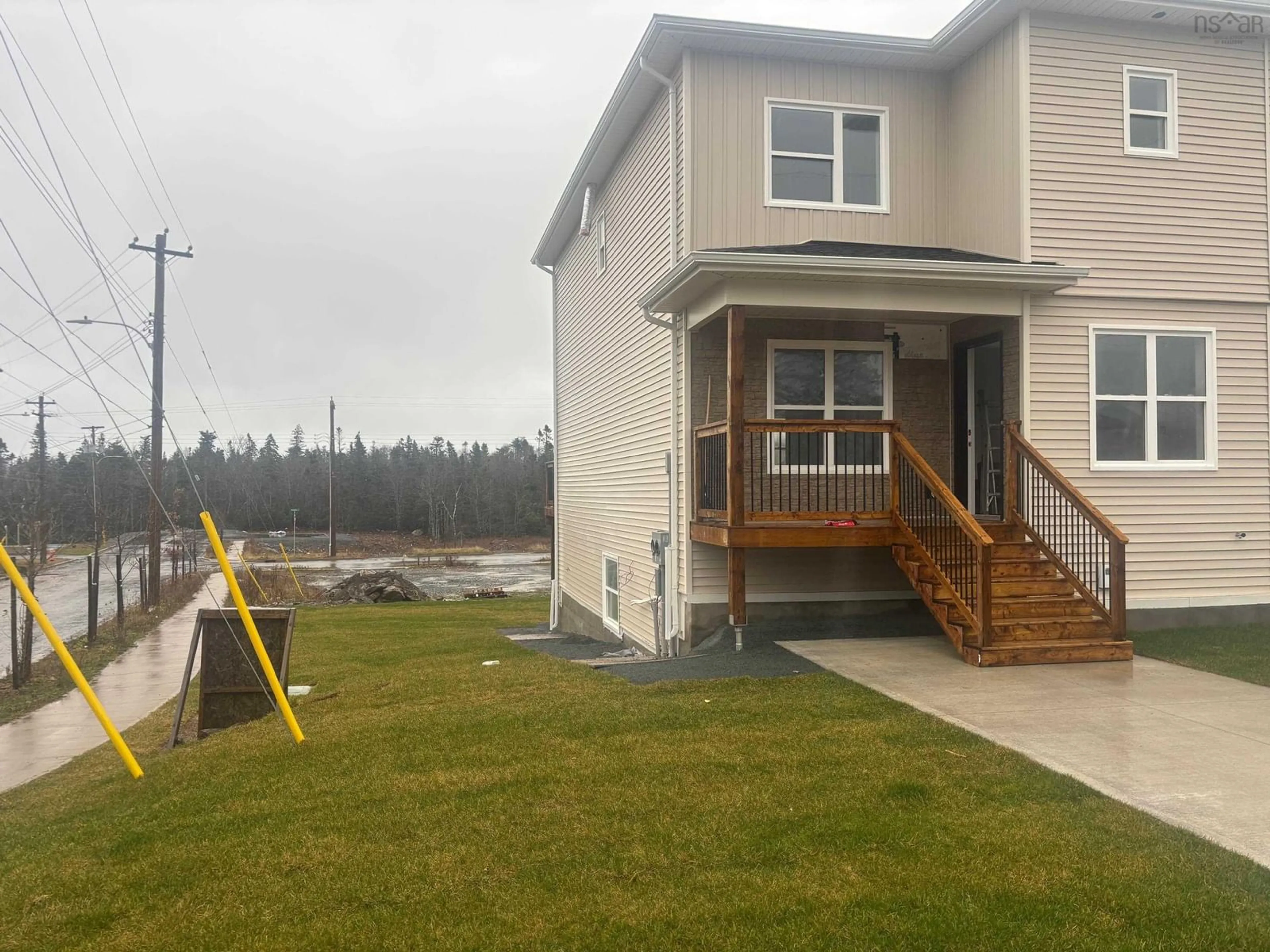 A pic from outside/outdoor area/front of a property/back of a property/a pic from drone, water/lake/river/ocean view for 4 Berm St, Spryfield Nova Scotia B3R 0H2