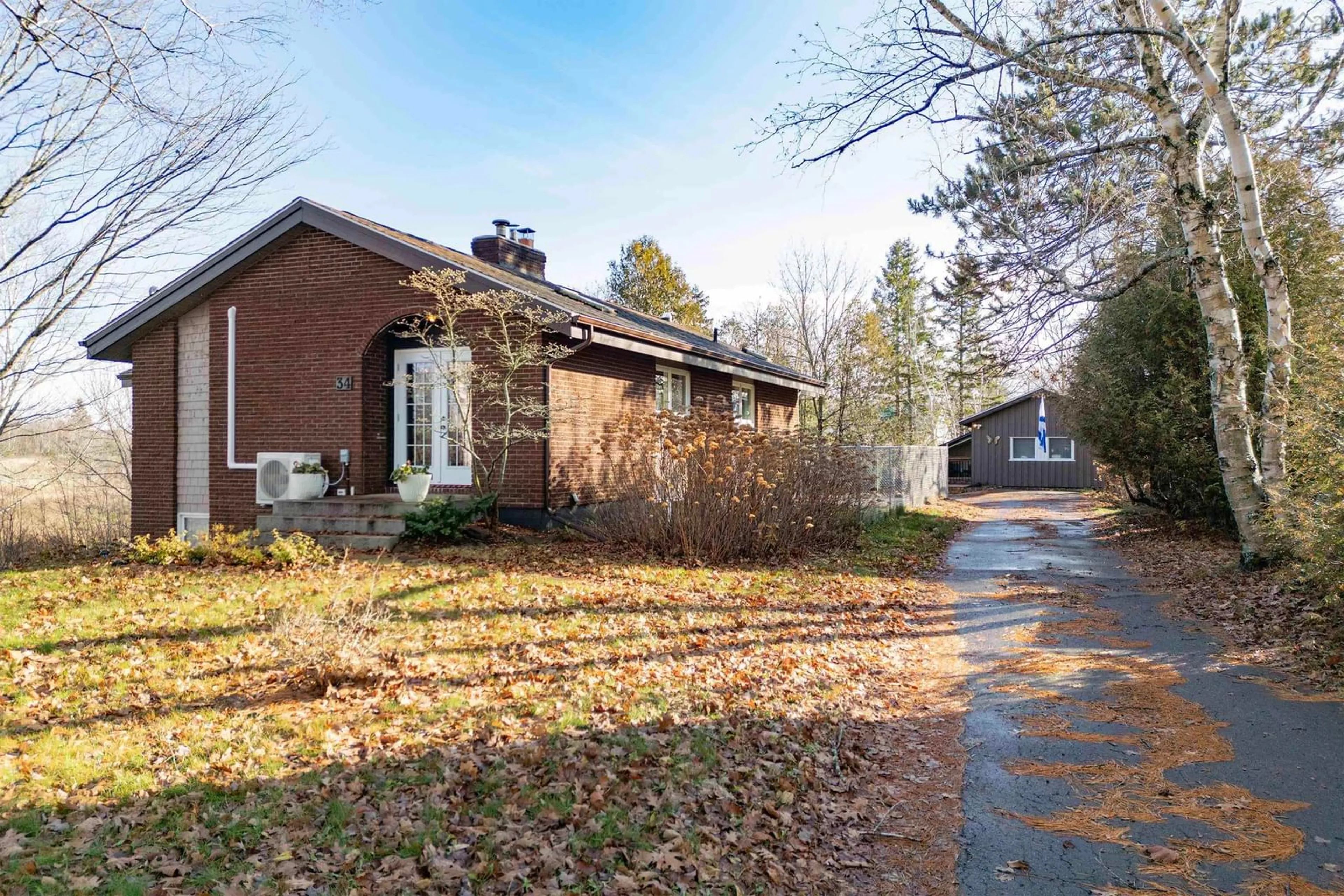 Home with brick exterior material, street for 34 Thompson Rd, Oxford Nova Scotia B0M 1P0