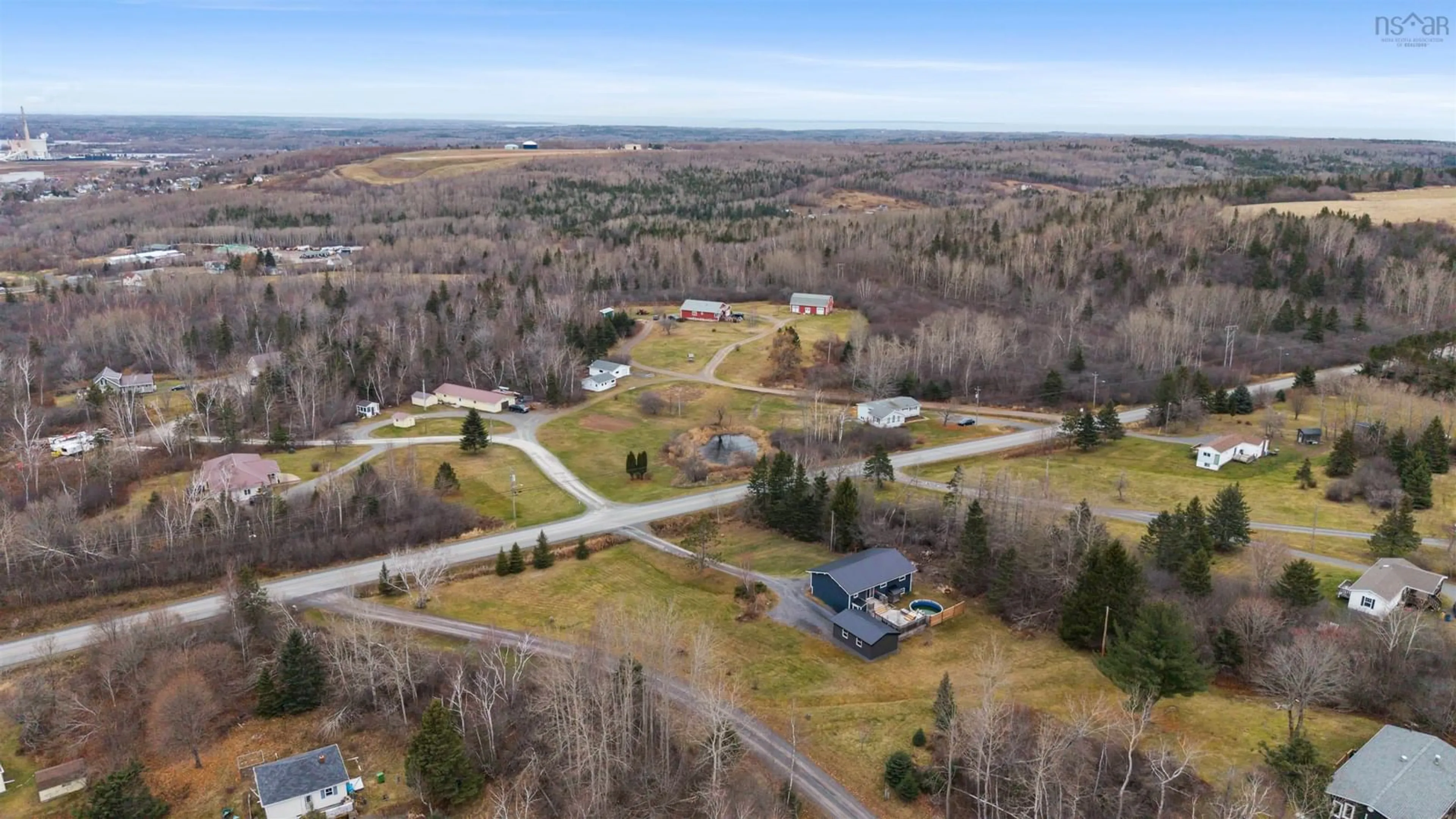 A pic from outside/outdoor area/front of a property/back of a property/a pic from drone, unknown for 1340 Frasers Mountain Rd, New Glasgow Nova Scotia B2H 0C9