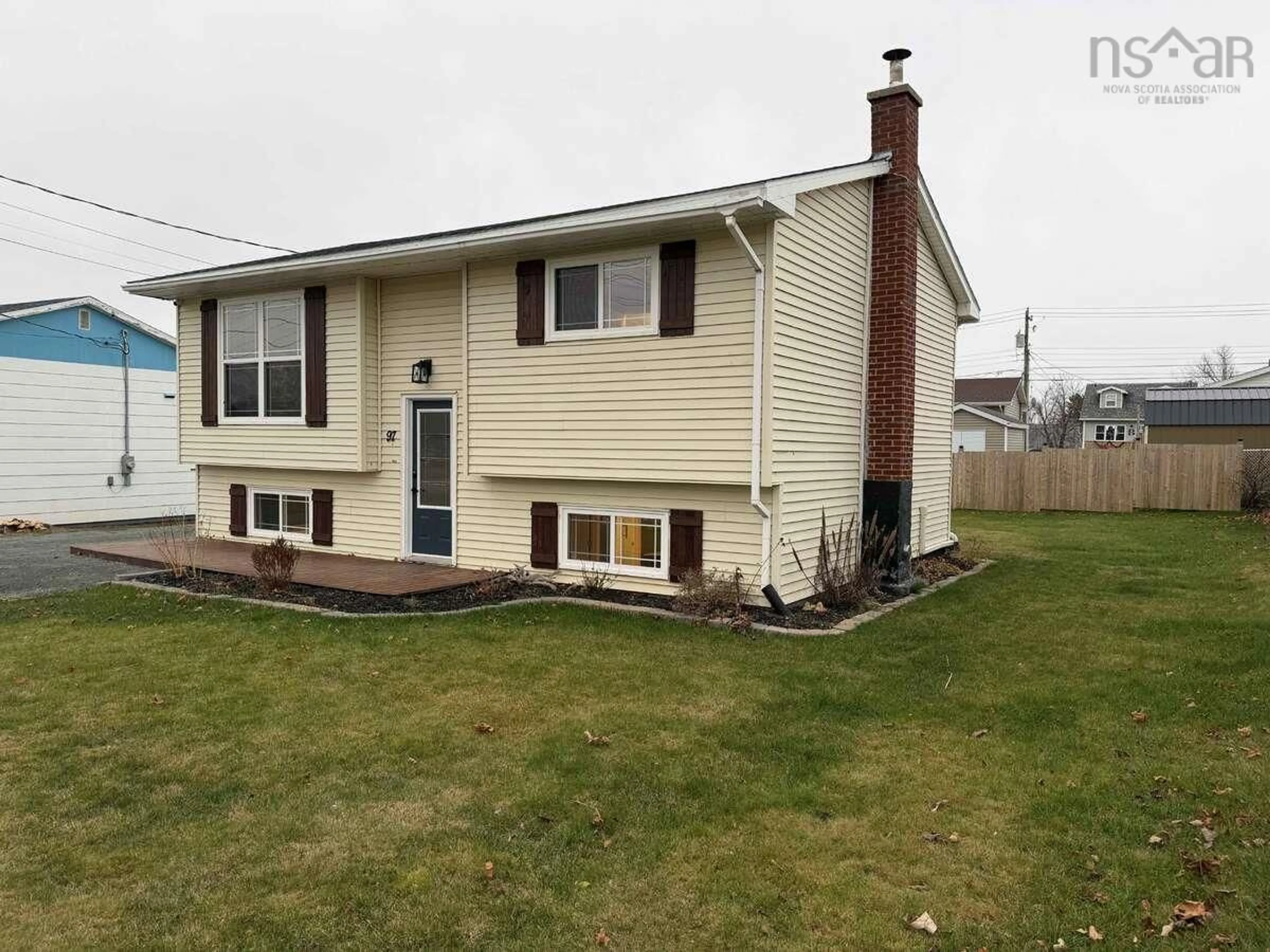 Home with vinyl exterior material, street for 97 Maple St, Pictou Nova Scotia B0K 1H0
