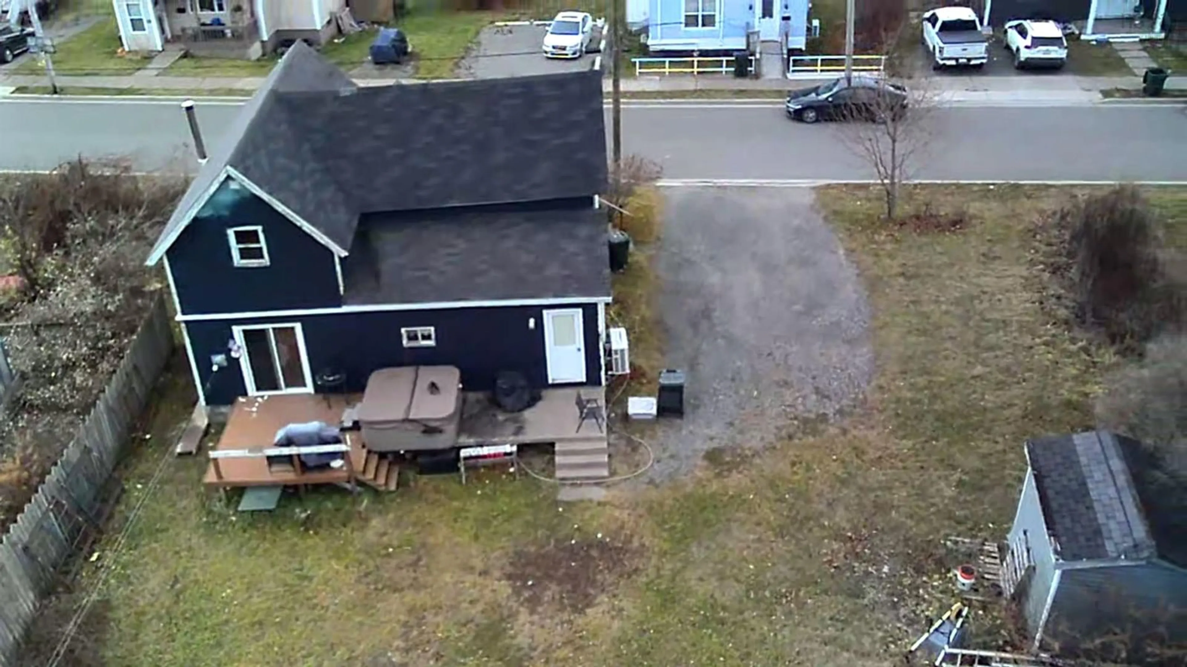 A pic from outside/outdoor area/front of a property/back of a property/a pic from drone, street for 66 Macleod St, Sydney Nova Scotia B1N 1B3
