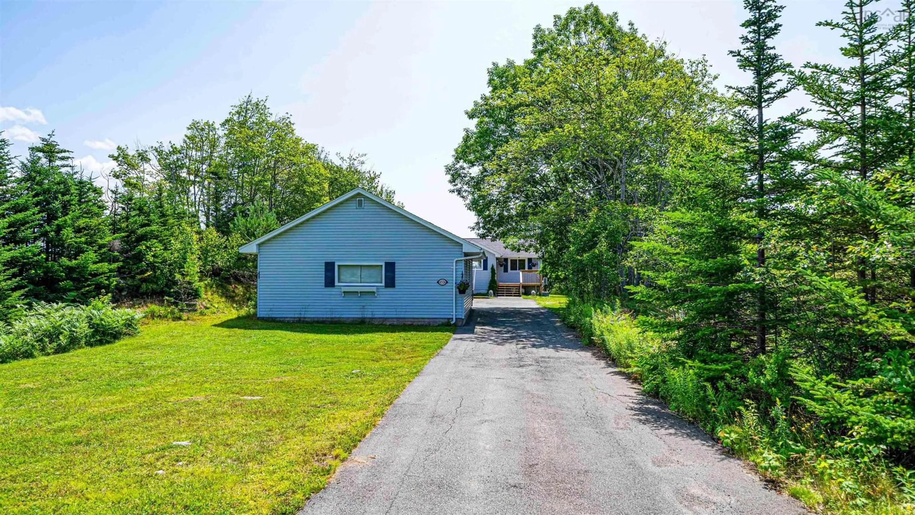 A pic from outside/outdoor area/front of a property/back of a property/a pic from drone, street for 4526 Prospect Rd, Bayside Nova Scotia B3Z 1L7