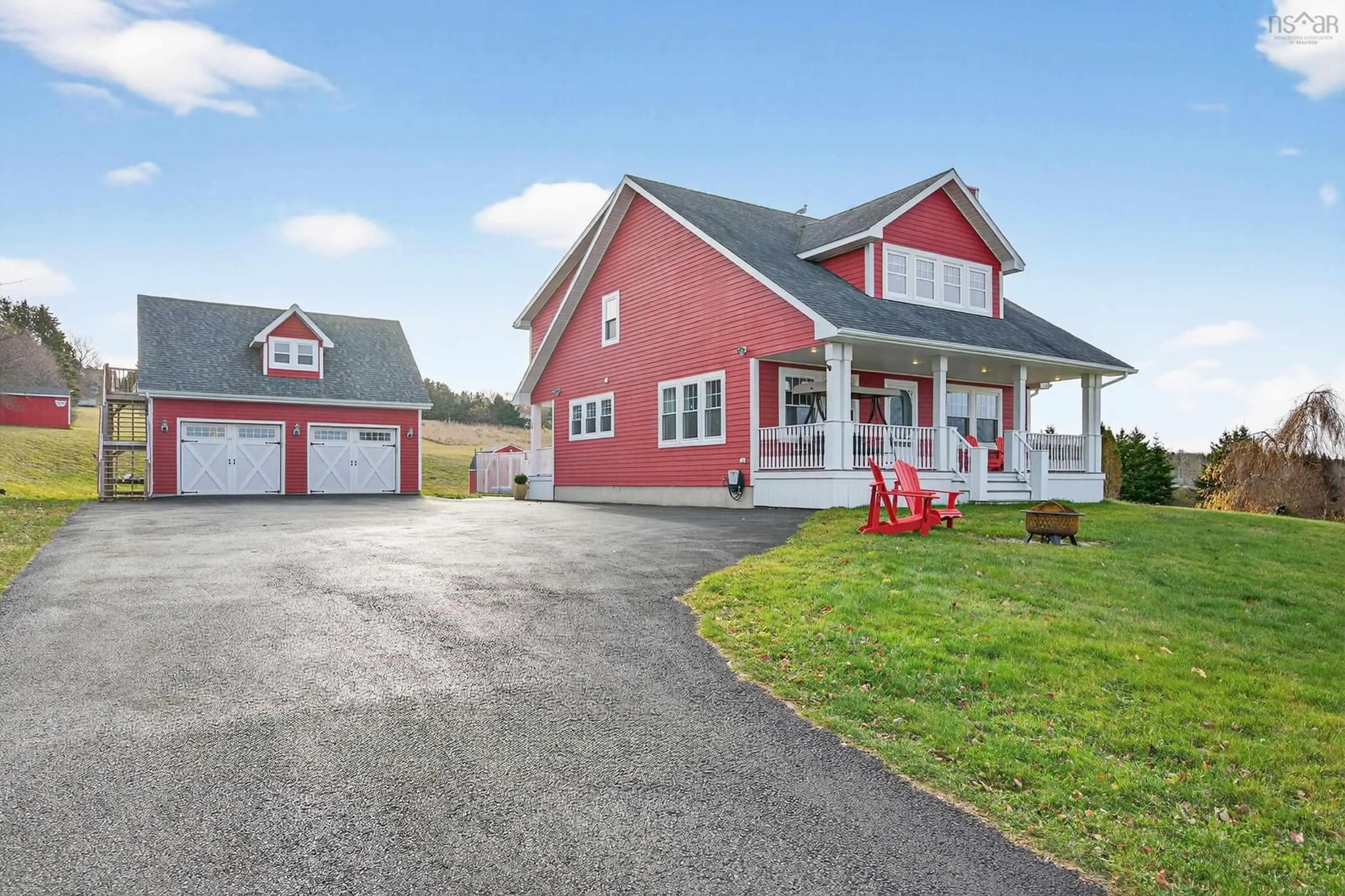 Home with vinyl exterior material, street for 967 Georges River Rd, Georges River Nova Scotia B1Y 3Y6