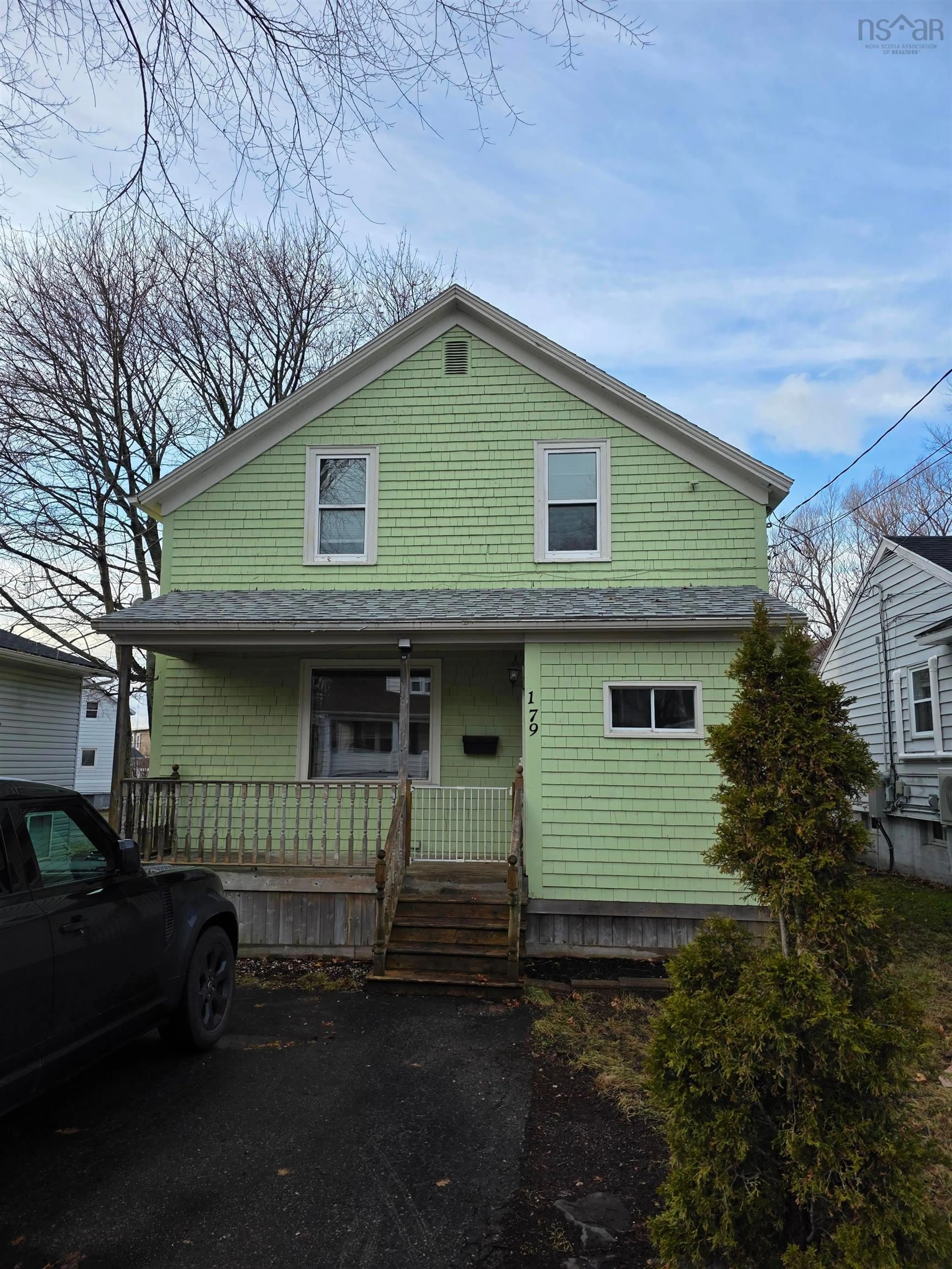 Home with vinyl exterior material, street for 179 Union St, Sydney Nova Scotia B1P 4Y2