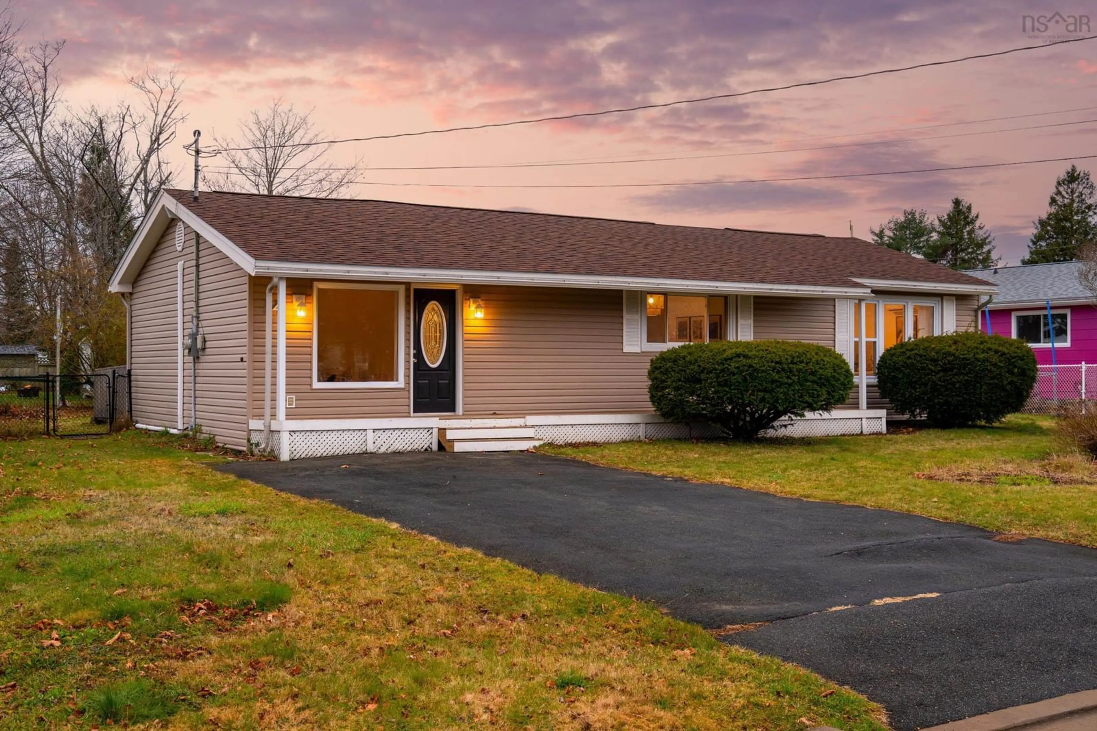 Home with vinyl exterior material, street for 14 Tobermory Rd, Dartmouth Nova Scotia B2X 1Z5