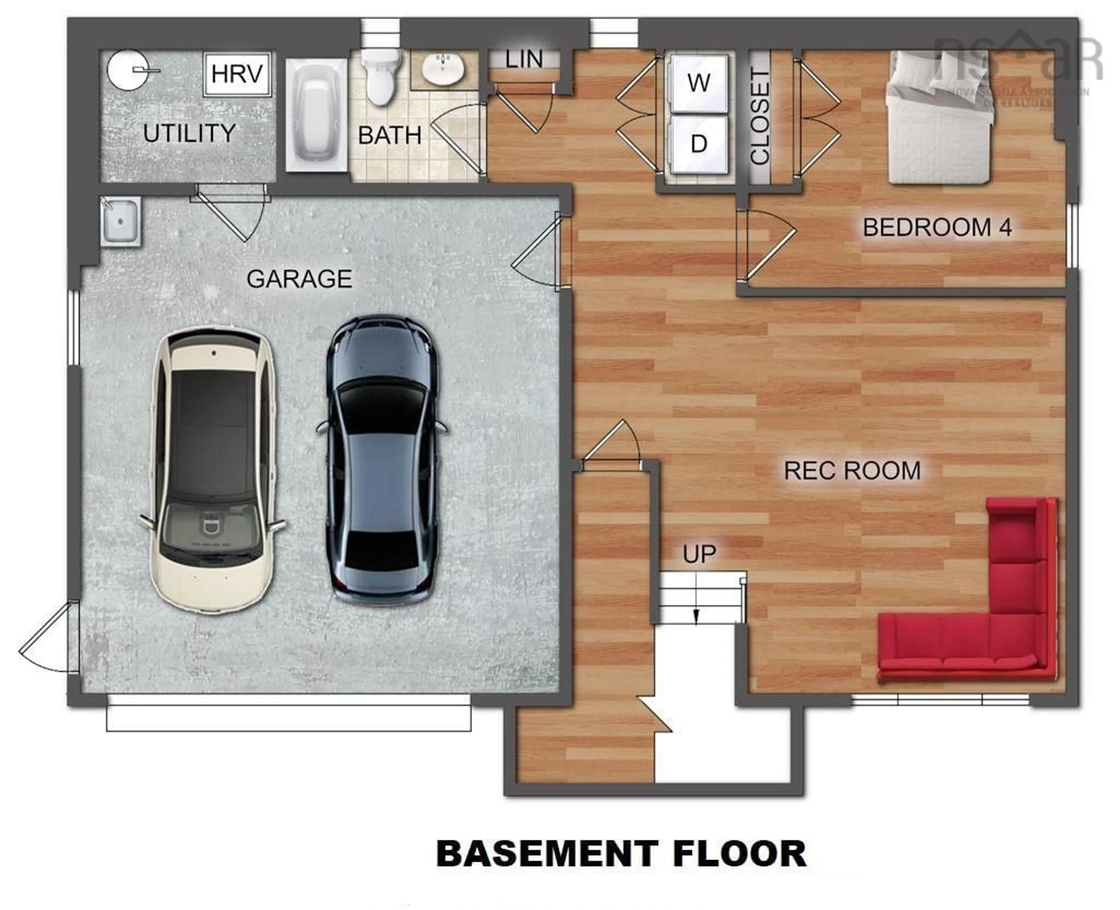 Floor plan for 48 Lukes Lane, Hackett's Cove Nova Scotia B3Z 3J9