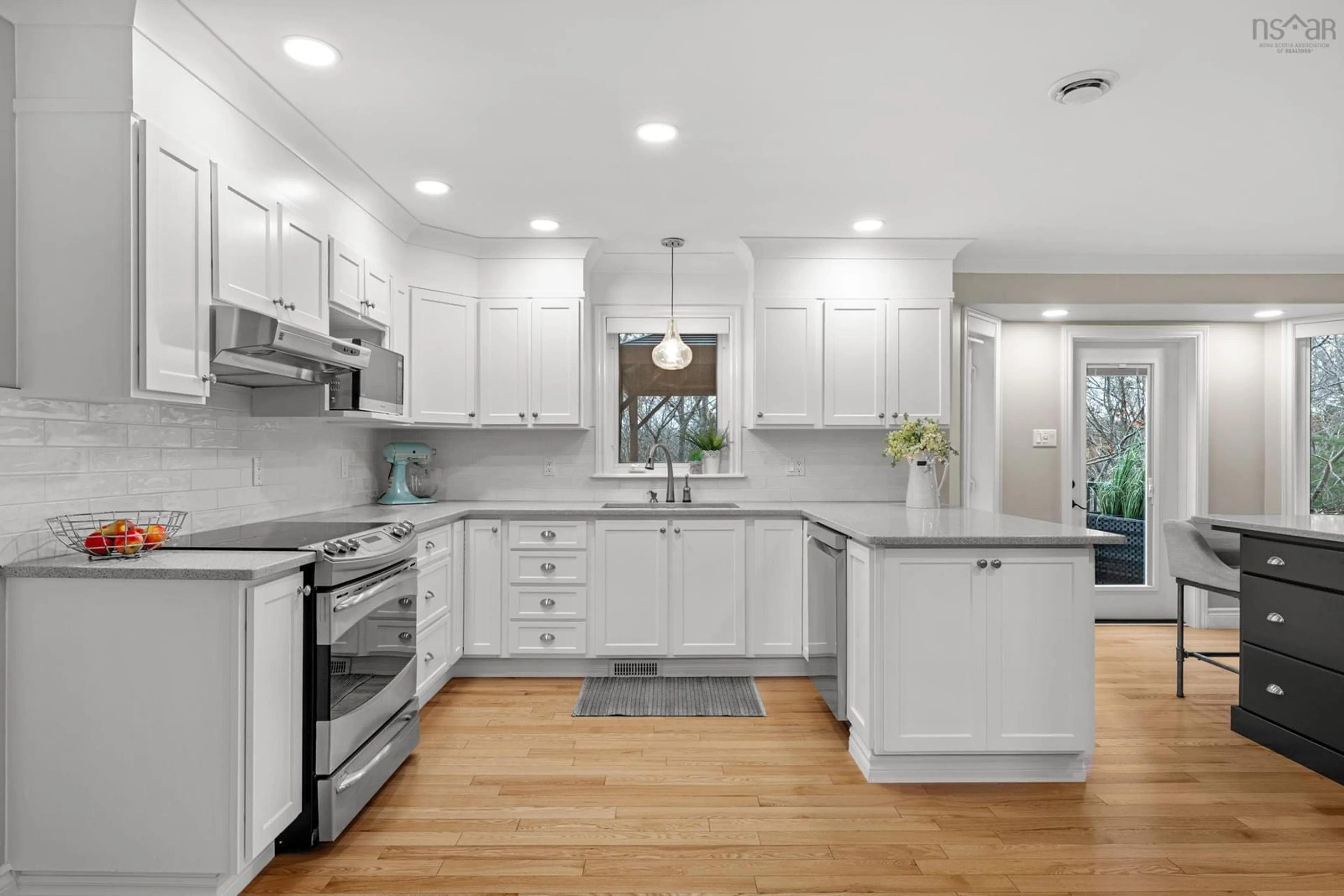 Open concept kitchen, ceramic/tile floor for 20 Quinn Crt, Bedford Nova Scotia B4A 4B3