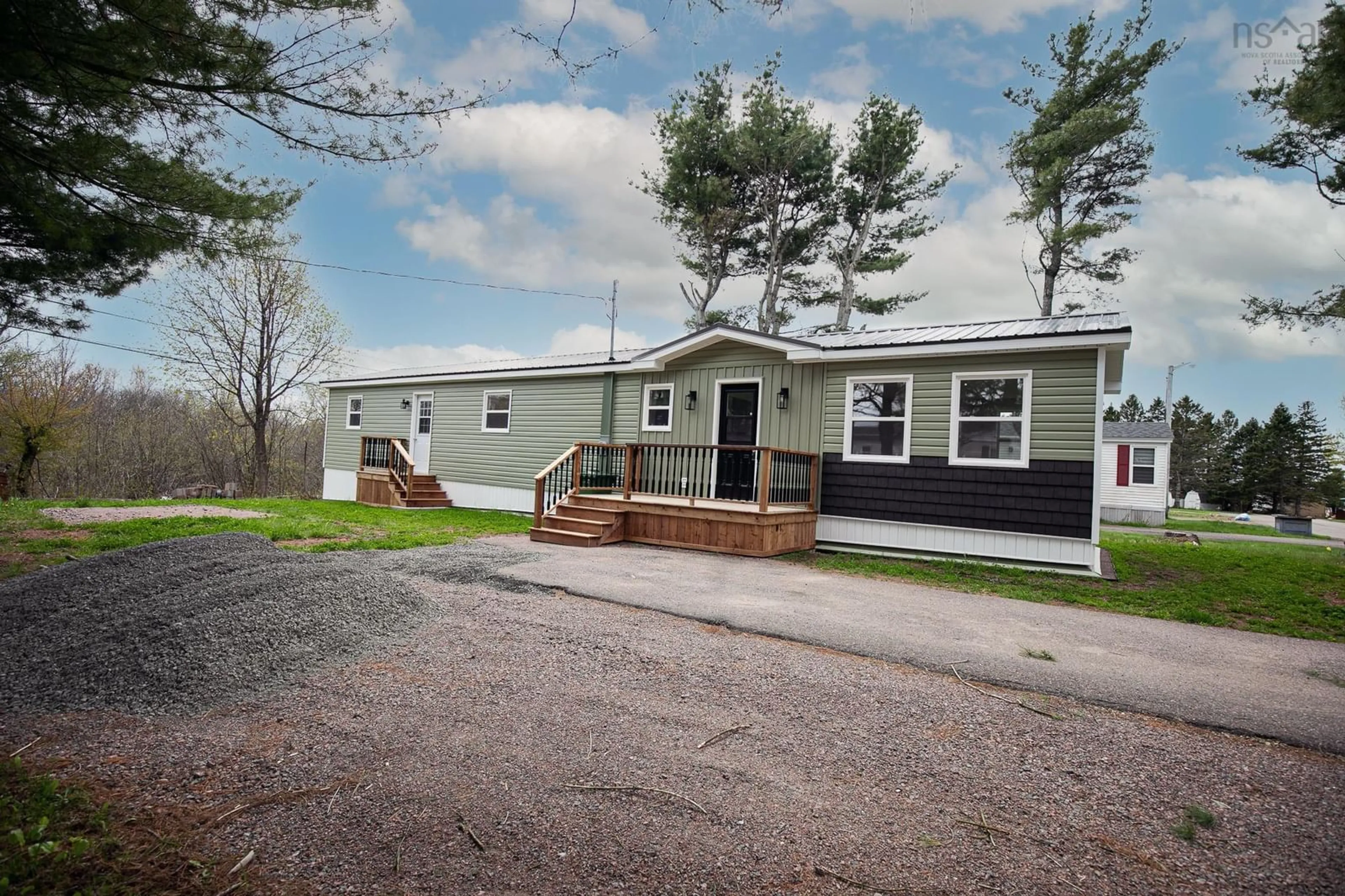 Home with vinyl exterior material, street for 43 Lorne Cres, Amherst Nova Scotia B4H 4A7