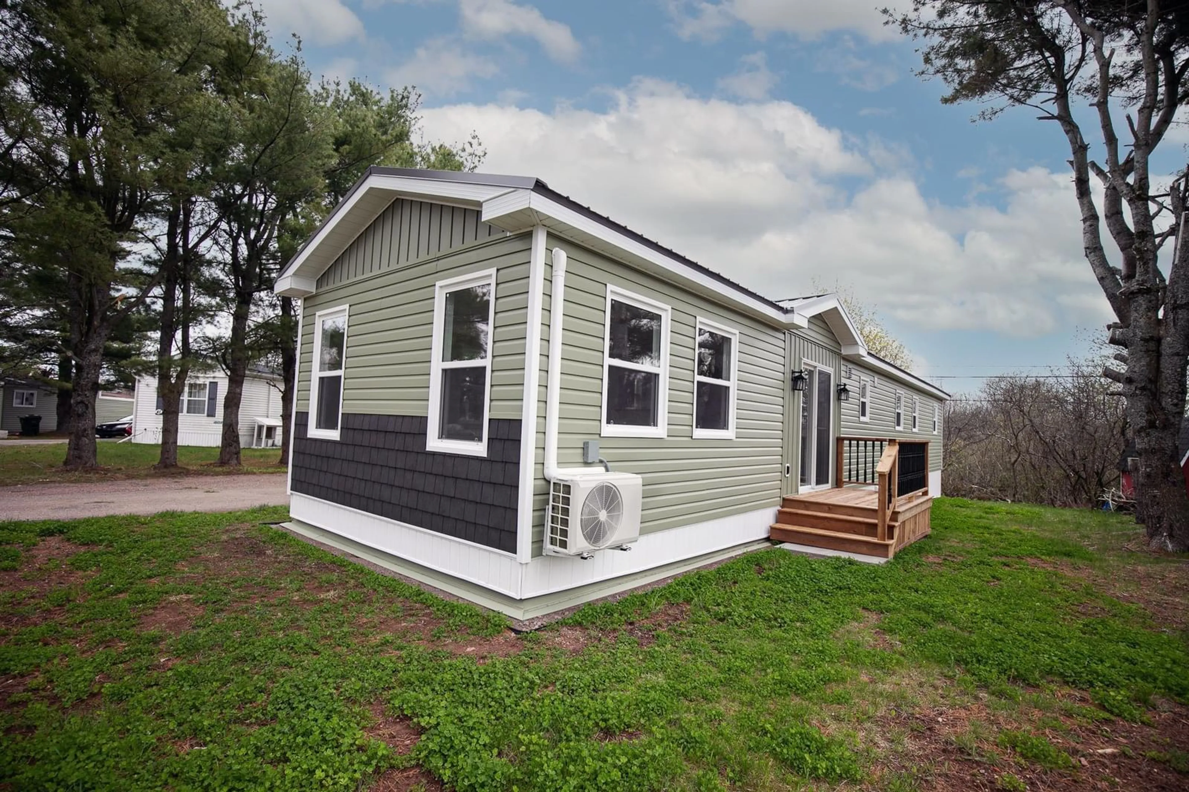 Home with vinyl exterior material, street for 43 Lorne Cres, Amherst Nova Scotia B4H 4A7