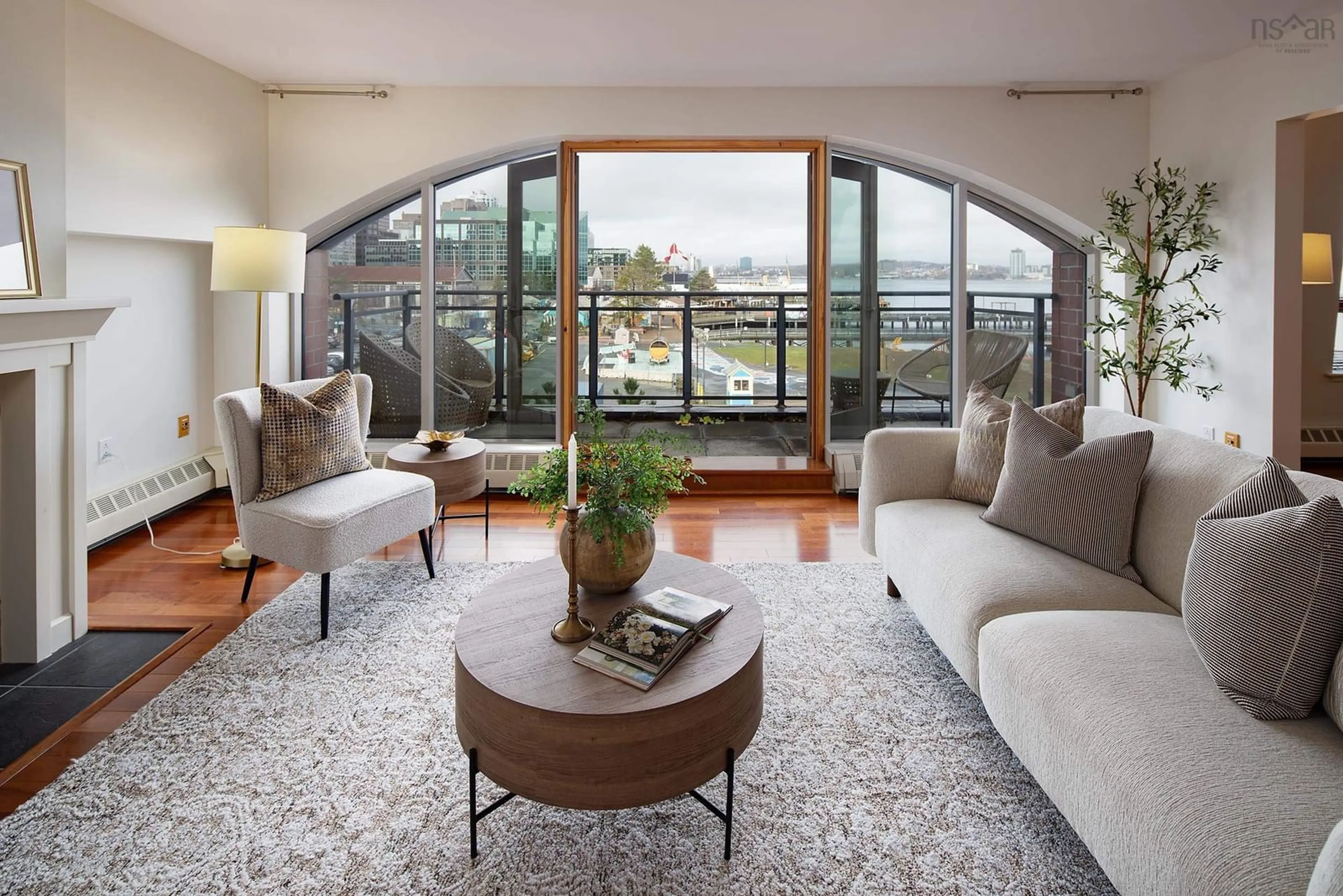 Living room with furniture, unknown for 1477 Lower Water St #411, Halifax Nova Scotia B3J 3Z4