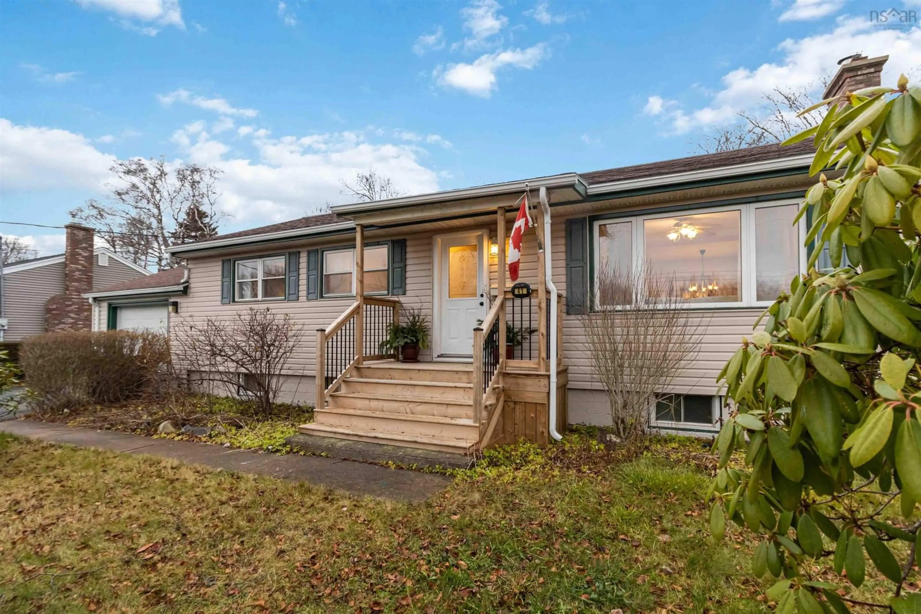 Home with vinyl exterior material, street for 41 Raymoor Dr, Woodlawn Nova Scotia B2X 1G6