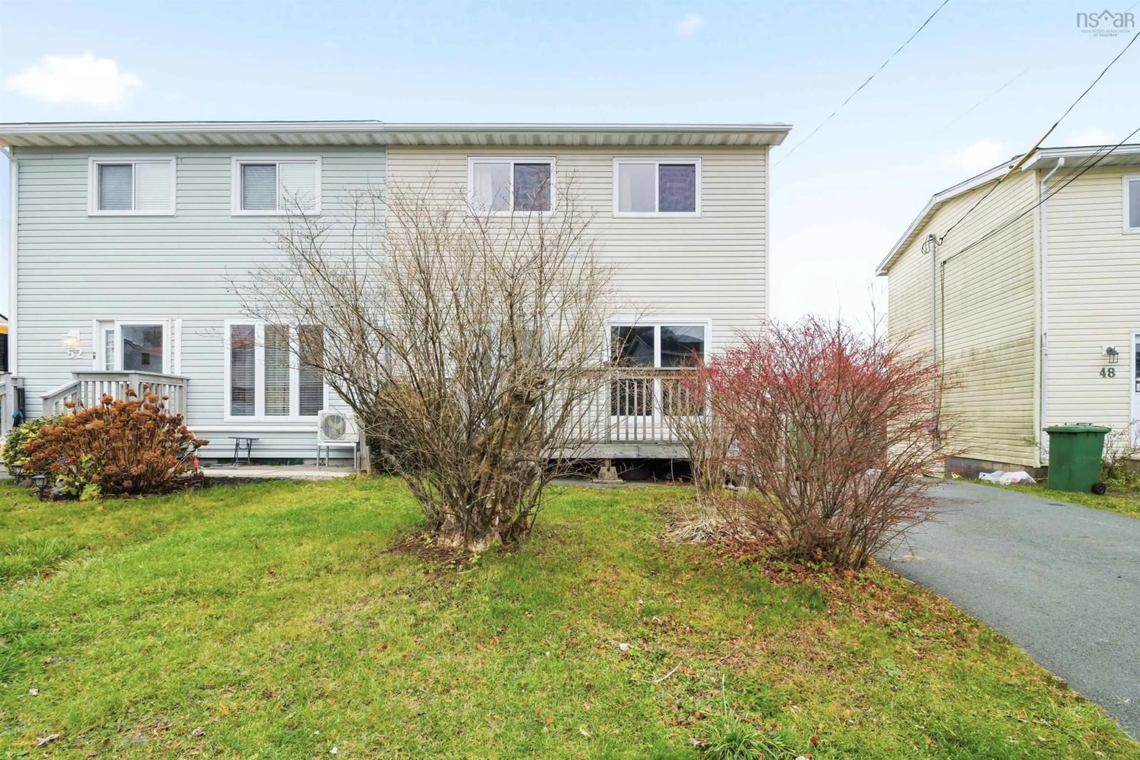 A pic from outside/outdoor area/front of a property/back of a property/a pic from drone, street for 50 Amaranth Cres, Dartmouth Nova Scotia B2W 4B9