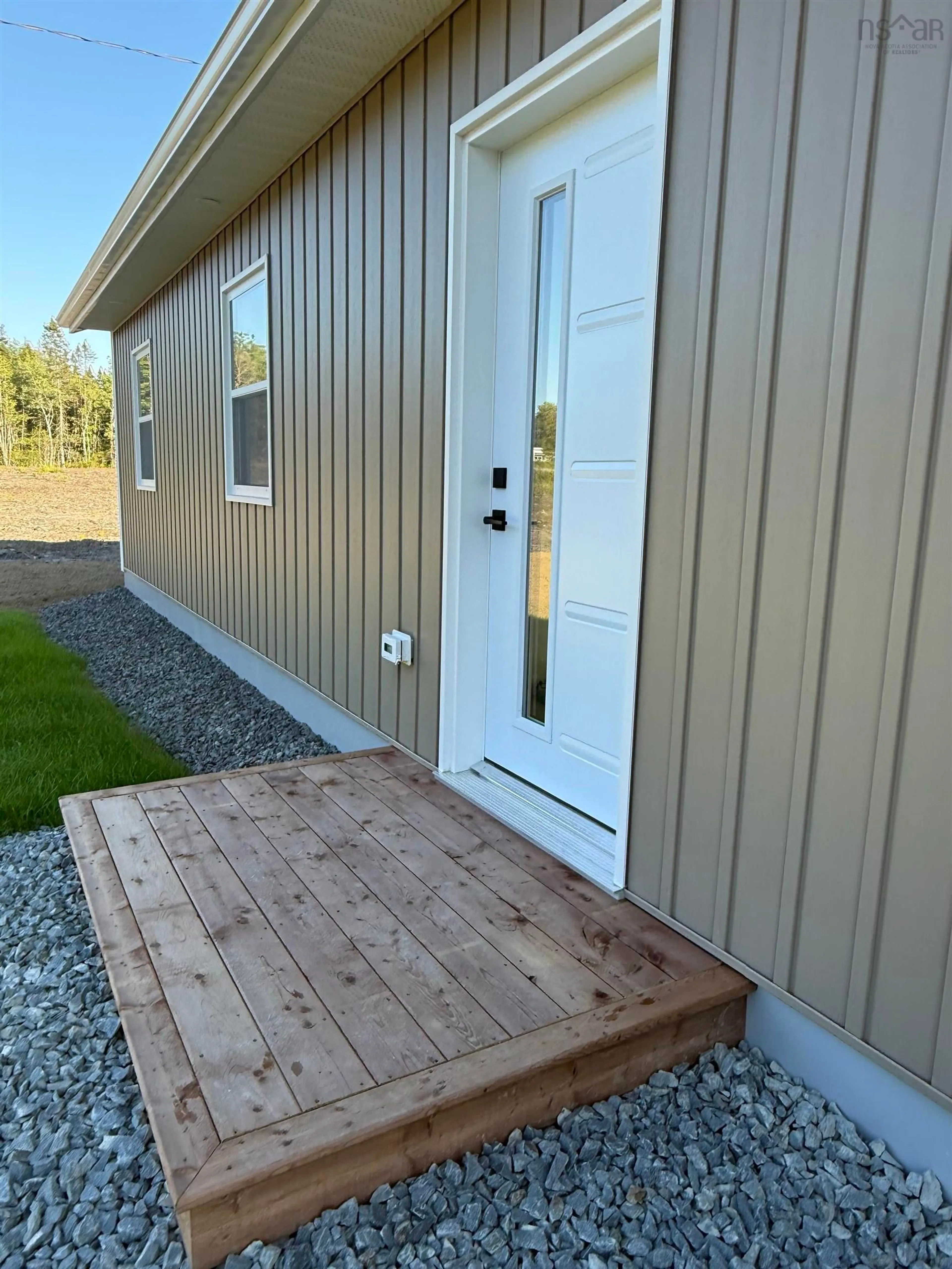 Home with vinyl exterior material, street for 4253 325 Hwy, Newcombville Nova Scotia B4V 7W1